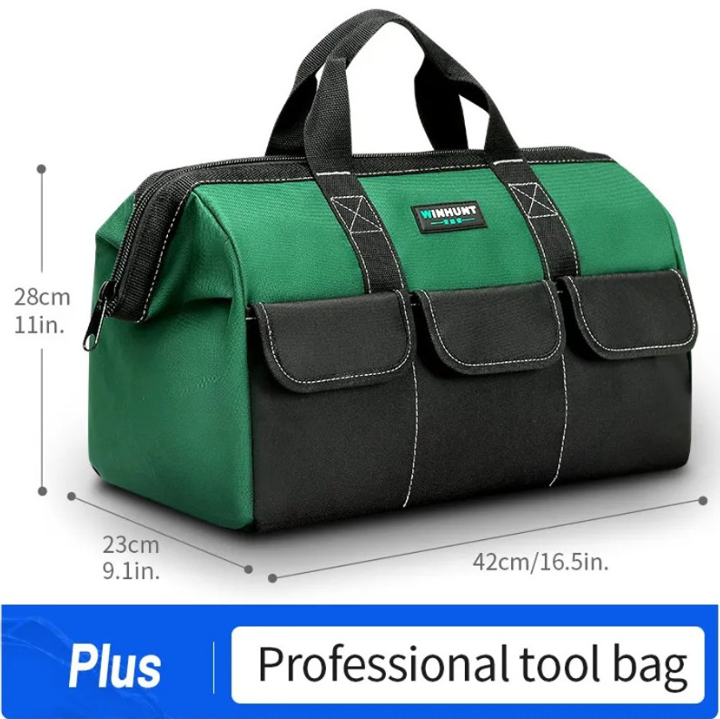 1pc Large Capacity Oxford Cloth Tool Bag Wear-Resistant Portable Organizer – NEW