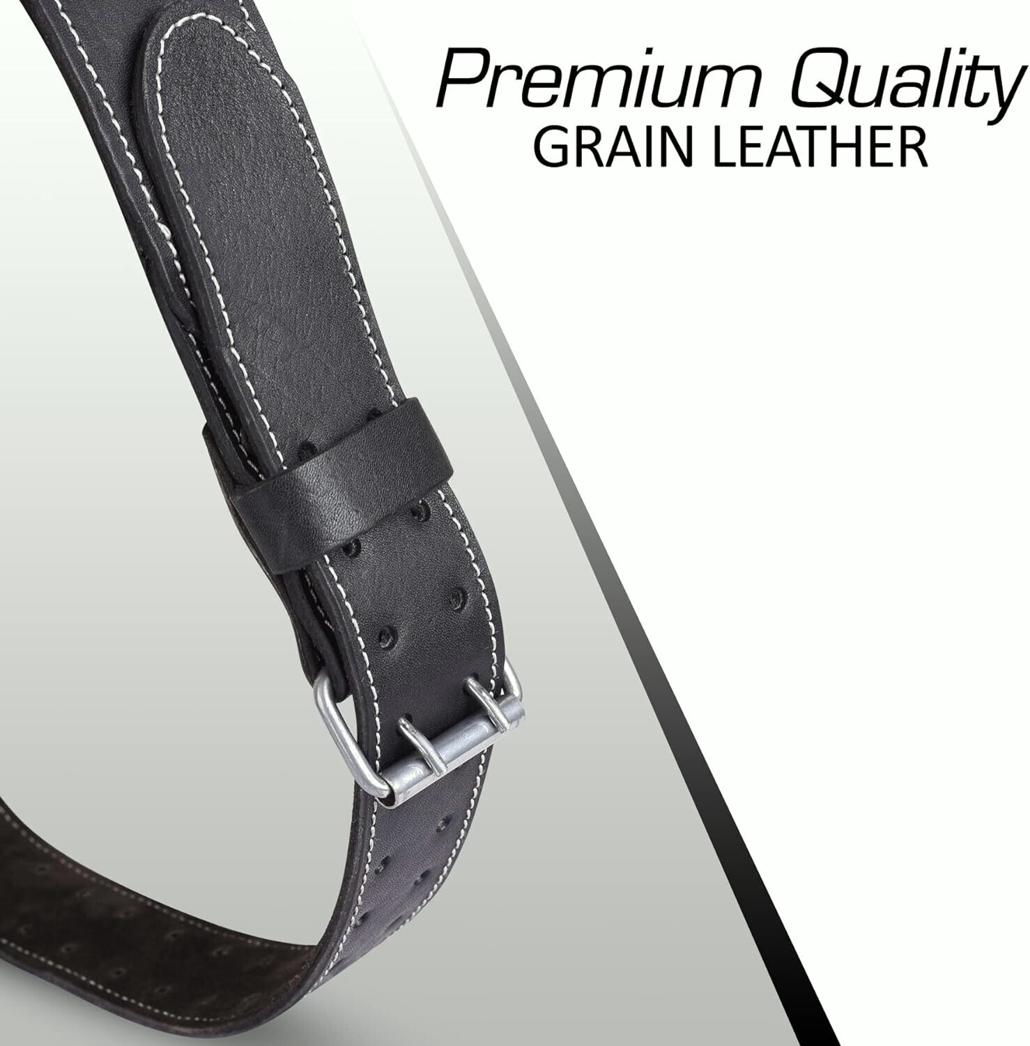 FUERI Leather Tool Work belt for men 2.5″ Foam Padded Thick Tool Pouch Belts