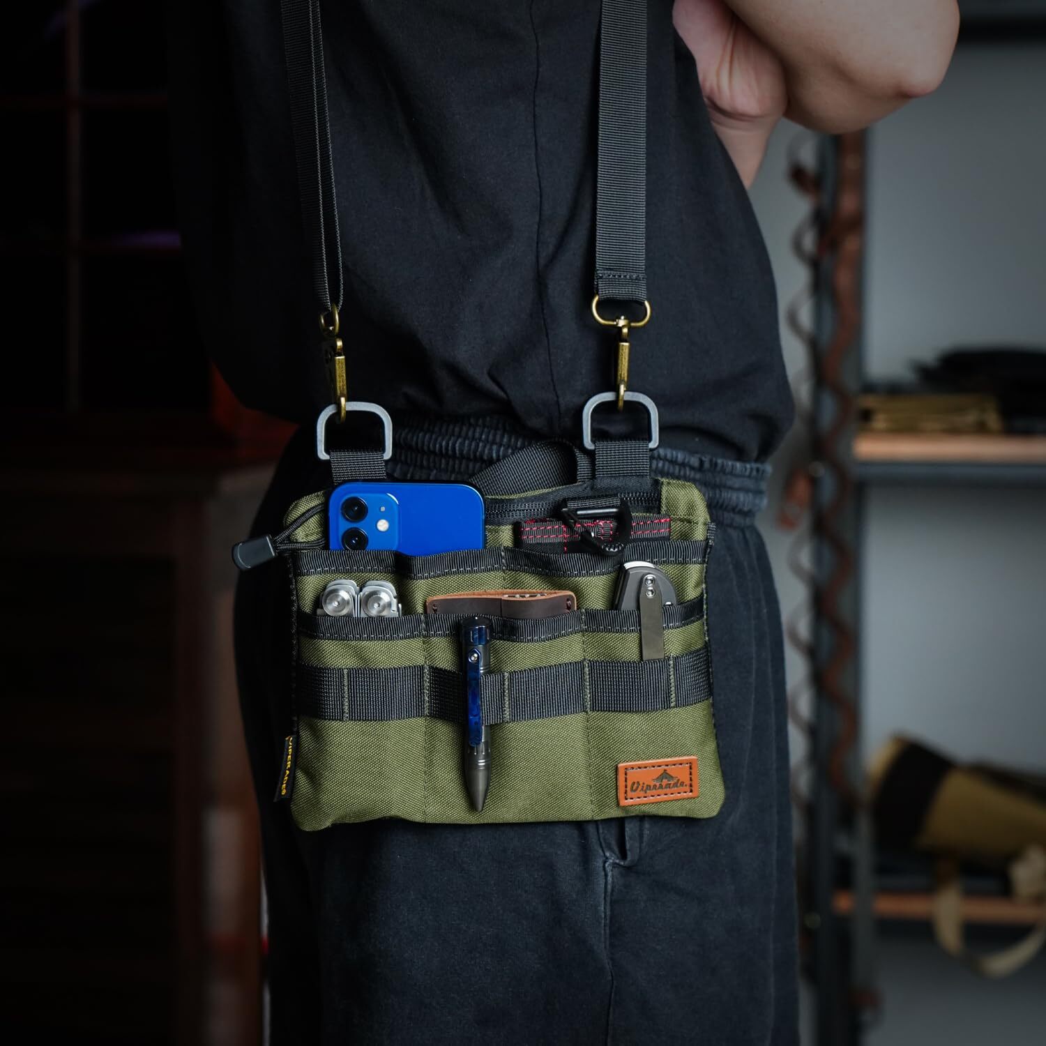 Ve5 Edc Pocket Organizer For Men Edc Pouch With 7 Pockets Nylon Edc Organizer Ed