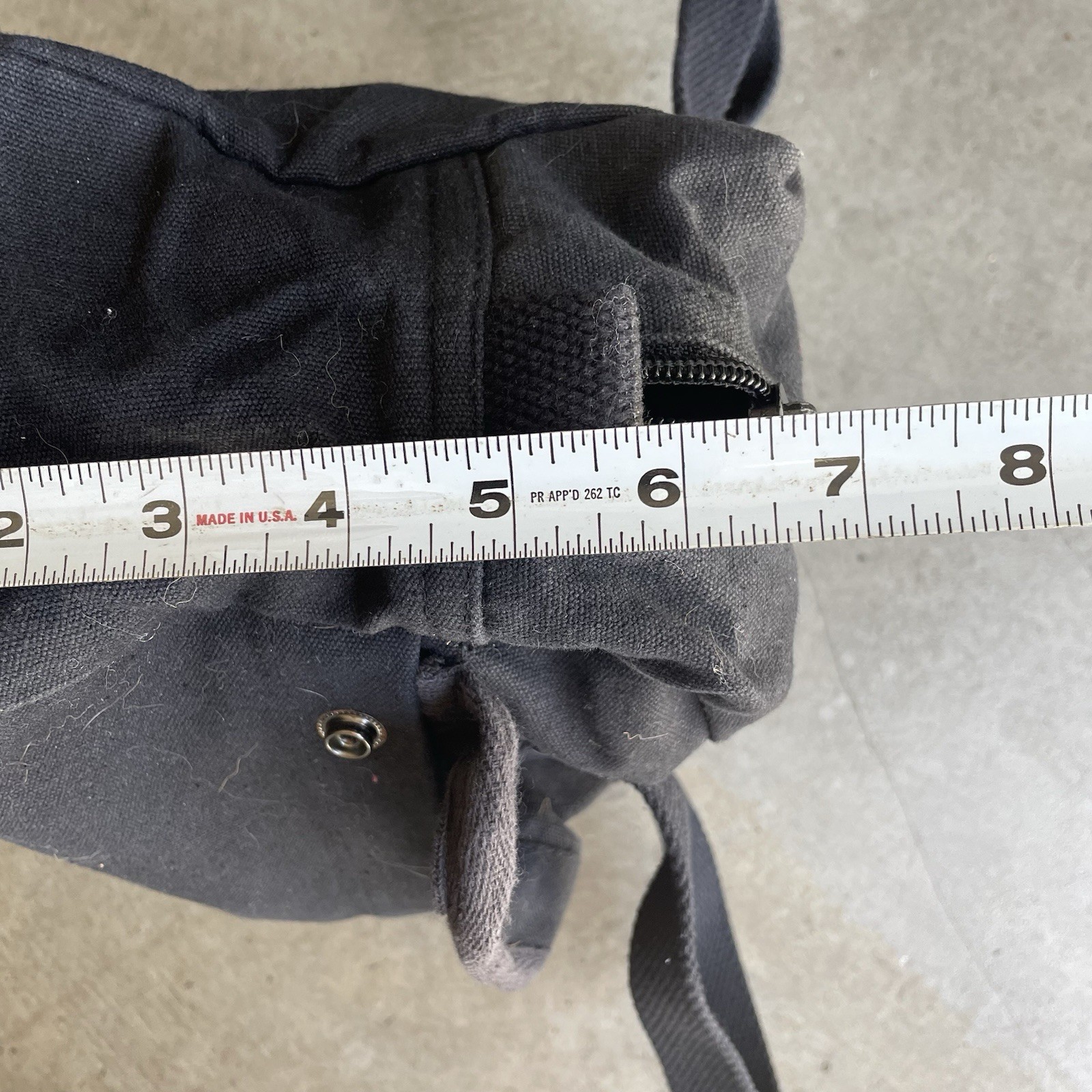 Lot of 2 Black Canvas Mechanics Military Style Tool Pouch Bags