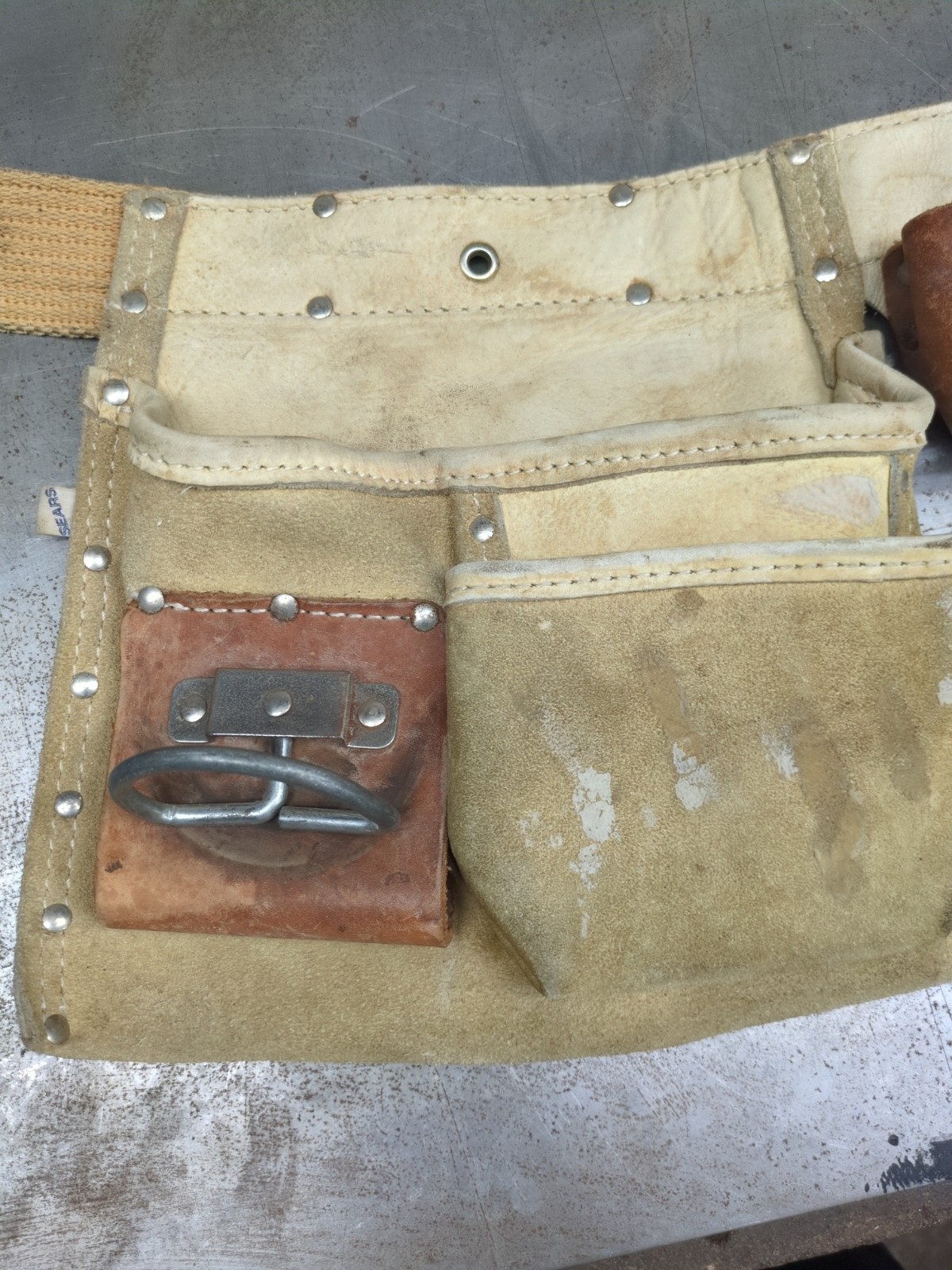 Sears Craftsman Leather Carpenters Tool Belt 37543