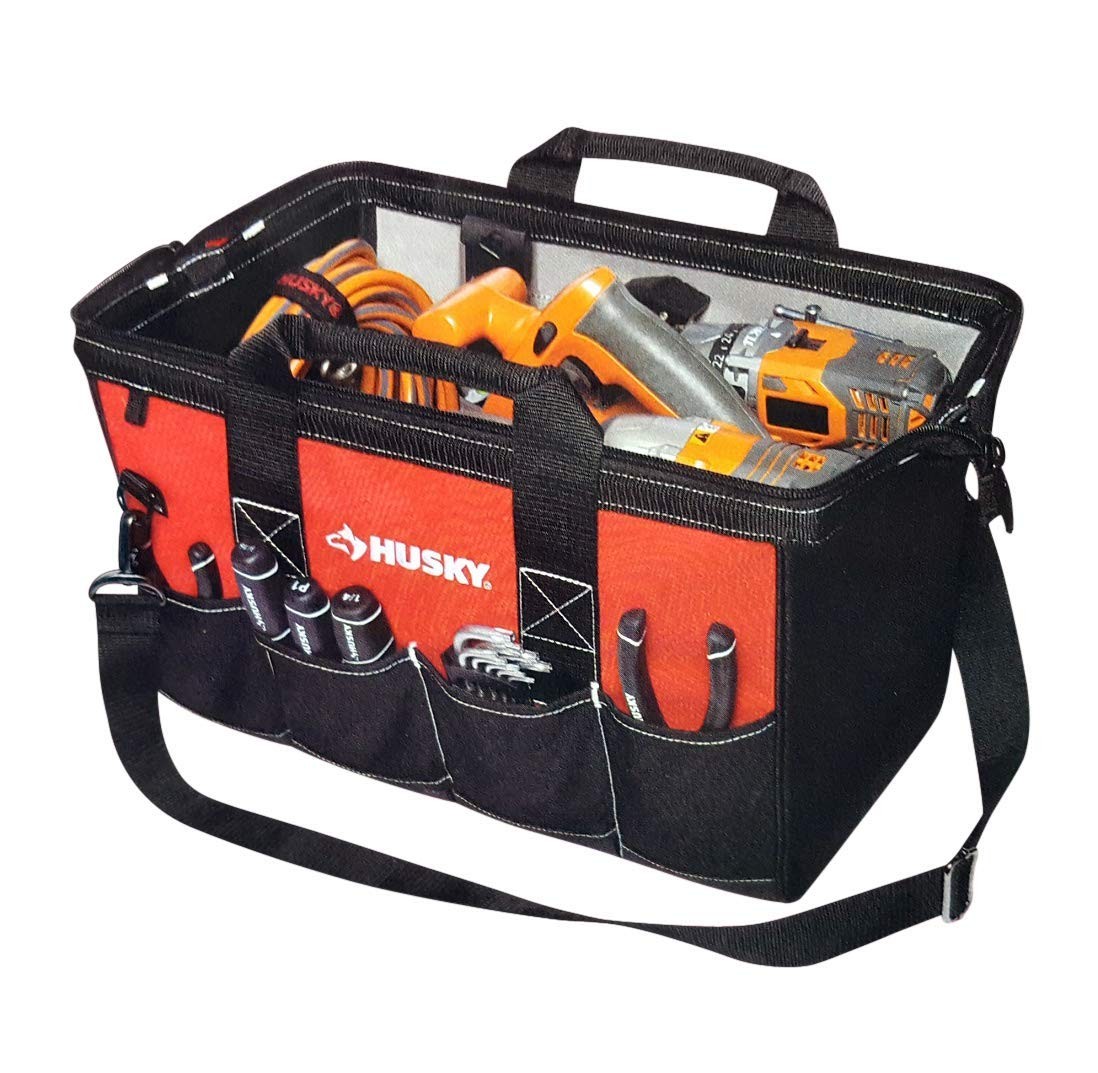 18 in., 15 in. and 12 in. Tool Bag Combo in Red