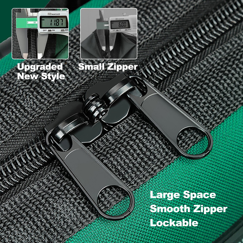 16-inch Tool Bag Heavy Duty Tool Bags 600D Oxford Cloth Wide Mouth TXUF