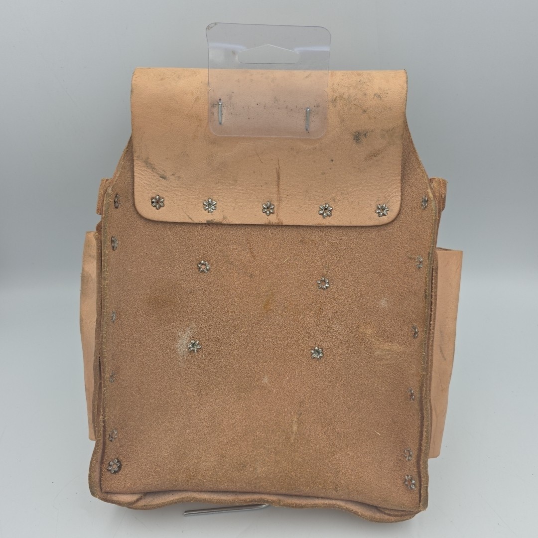 Clc Work Gear 521 Tool Pouch, Tool Pouch, Tan, Leather, 8 Pockets