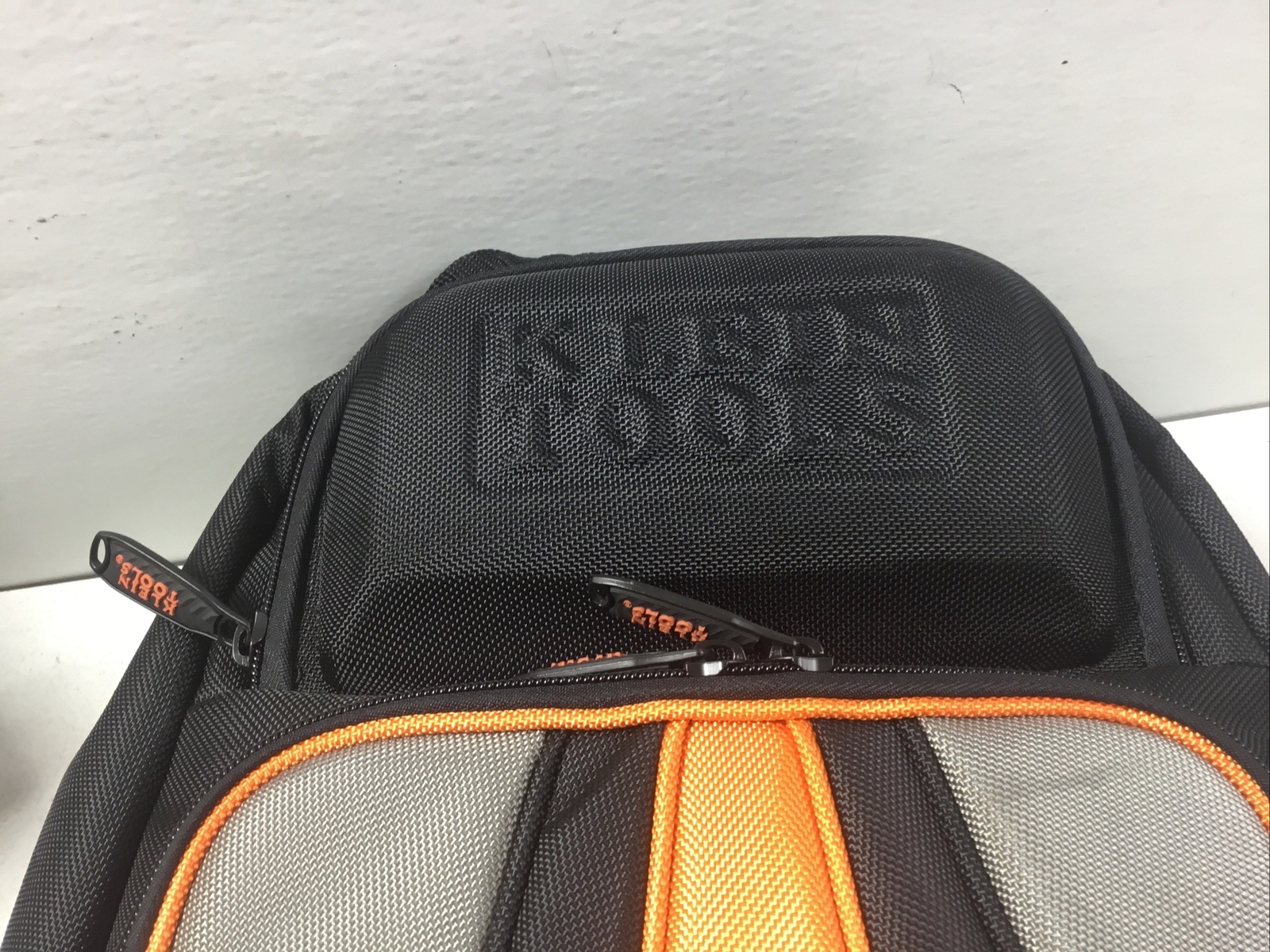 TRADESMAN 55421BP-14 Tool Bag Orange Black Back Pack Electrician Plumber Repair