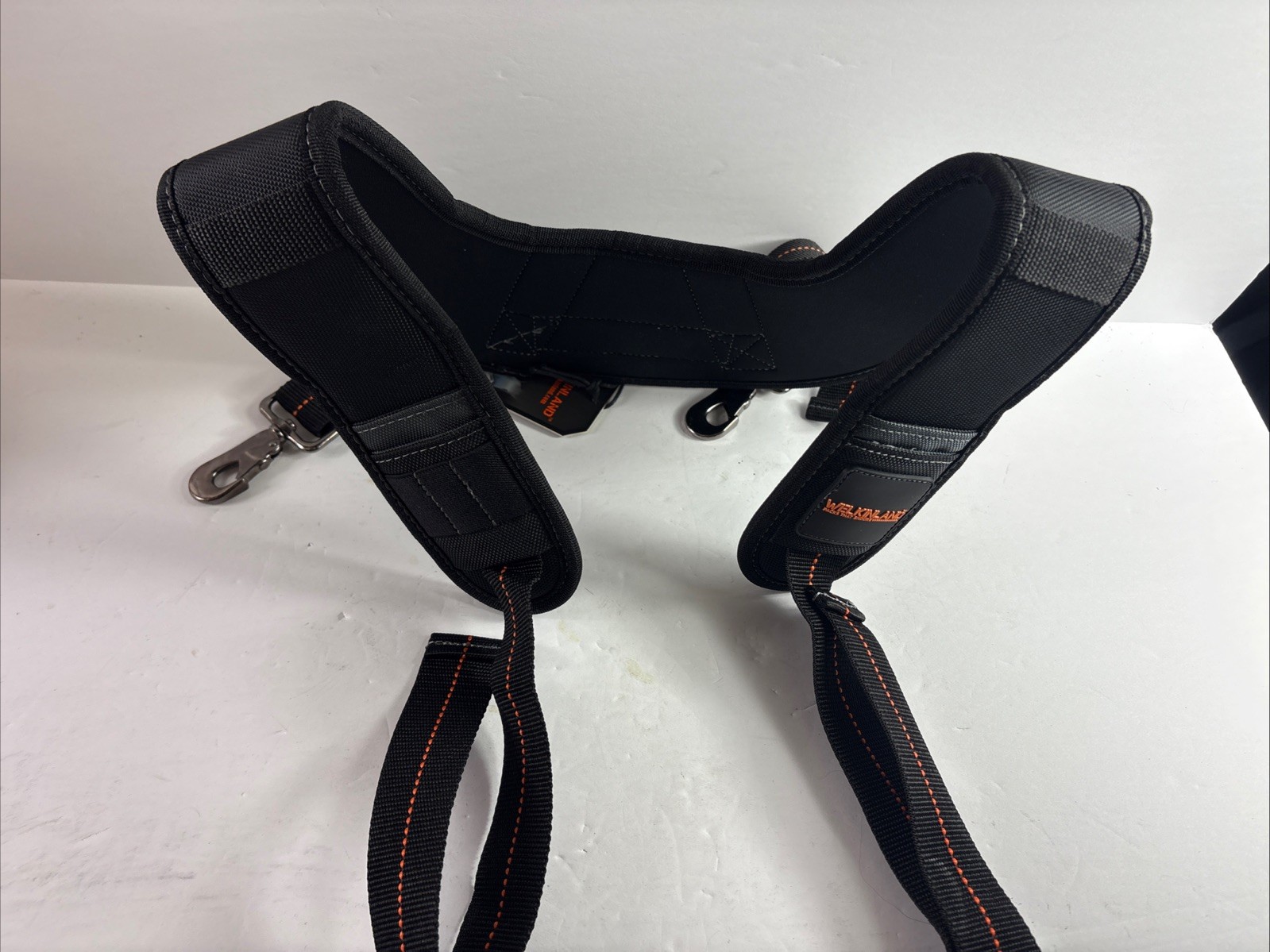 Welkinland Heavy-Duty Leather Tool Belt Suspenders Leather Tool Bag Carpenter
