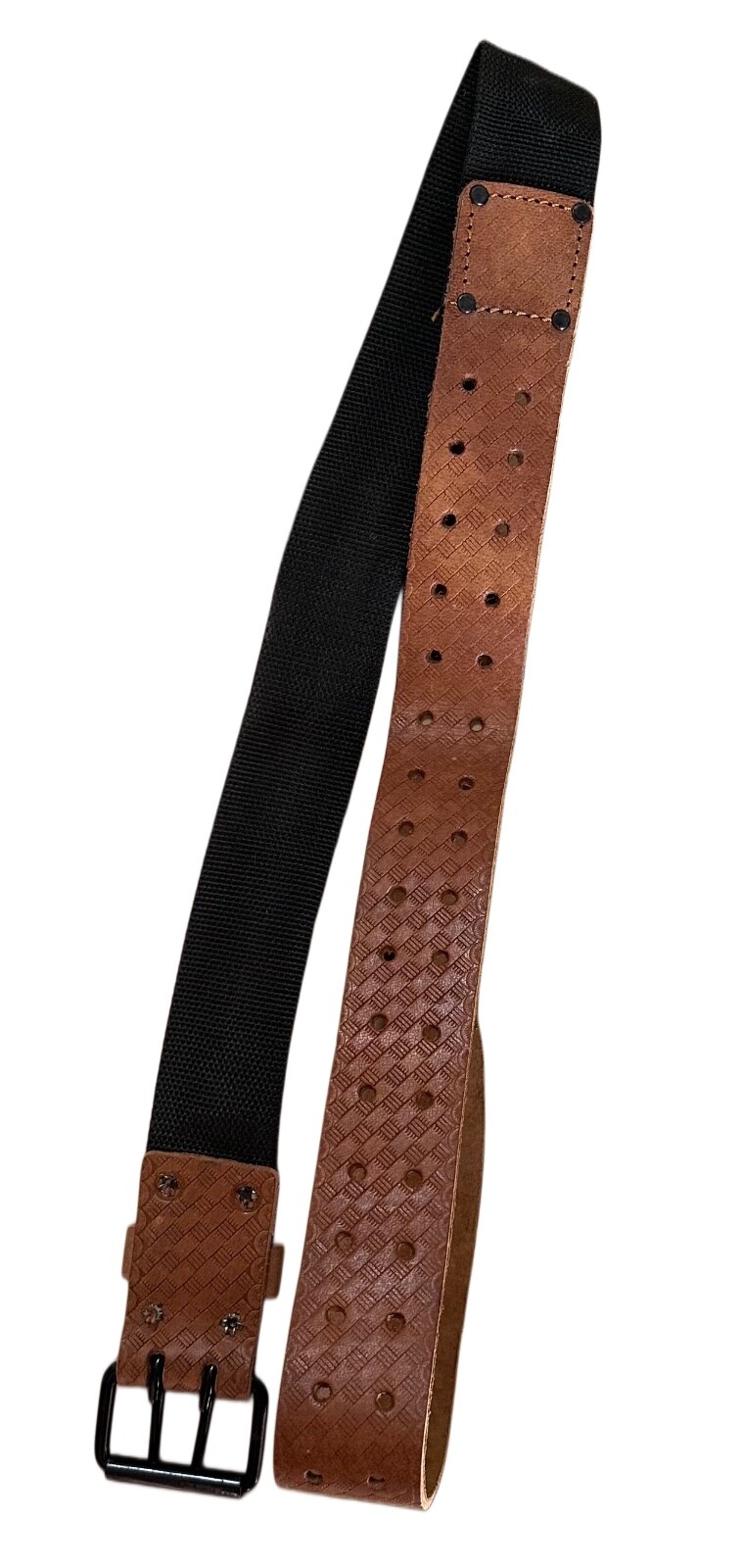 Graintex 2” Utility Leather/Polyester Work Belt For Tool Pouch