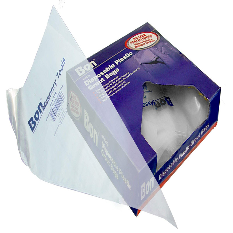 Bon Disposable Plastic Grout Bags Heavy Duty 21 In. X 11 In. Pack Of 50