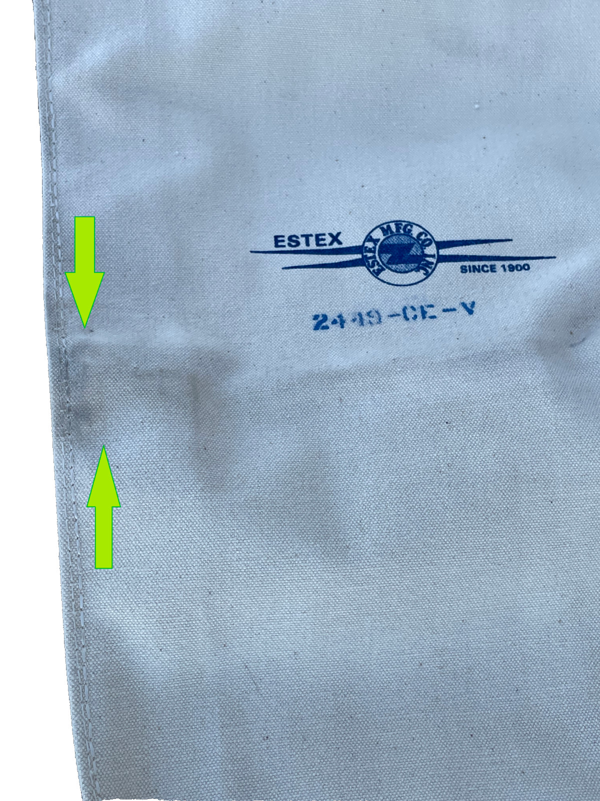 Estex Canvas Sleeve Bag with Snap Closure