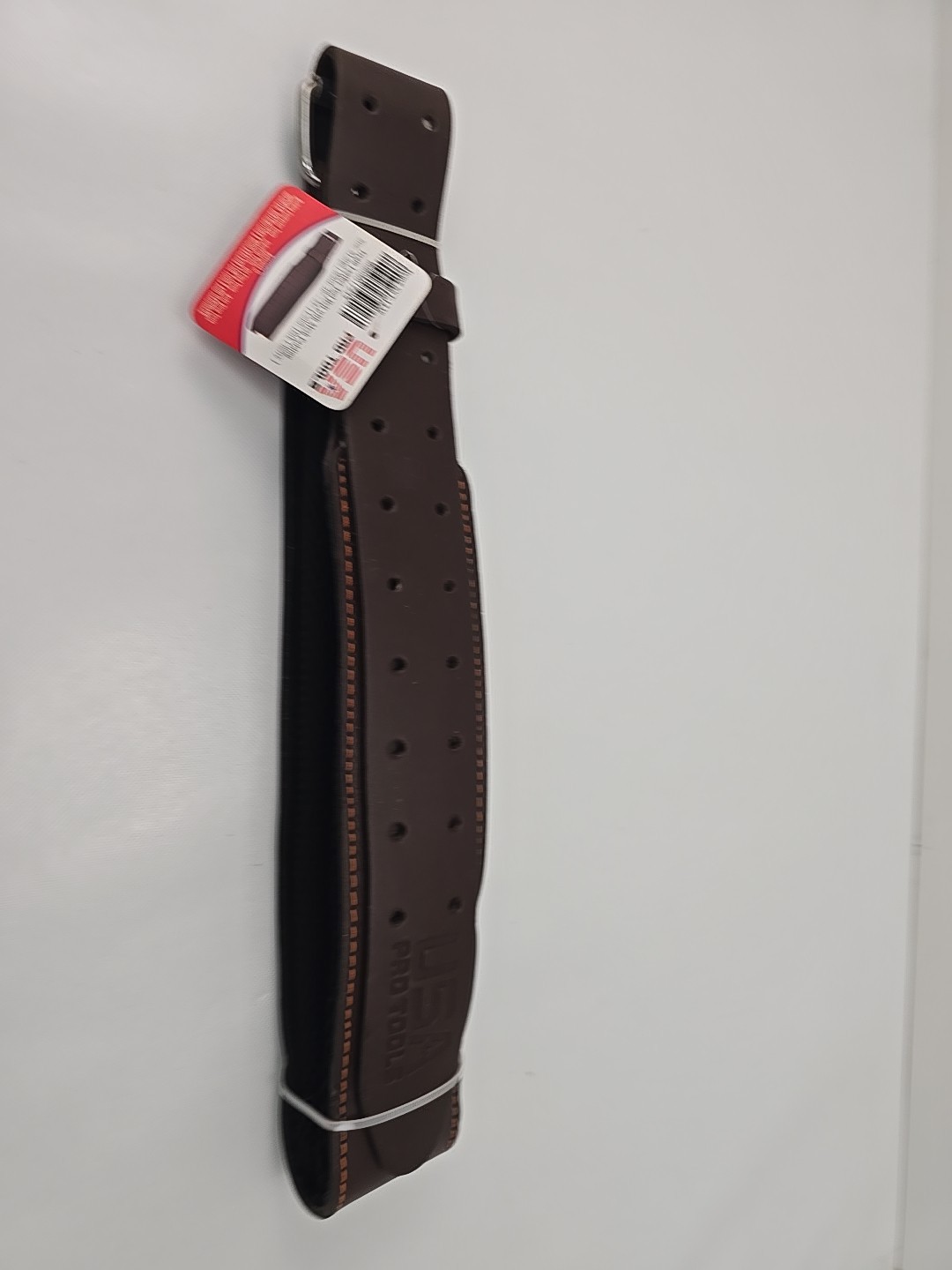 USA PRO TOOLS GRAIN LEATHER TOOL BELT WITH MESH PADDING SIZE XL WAIST 36-52