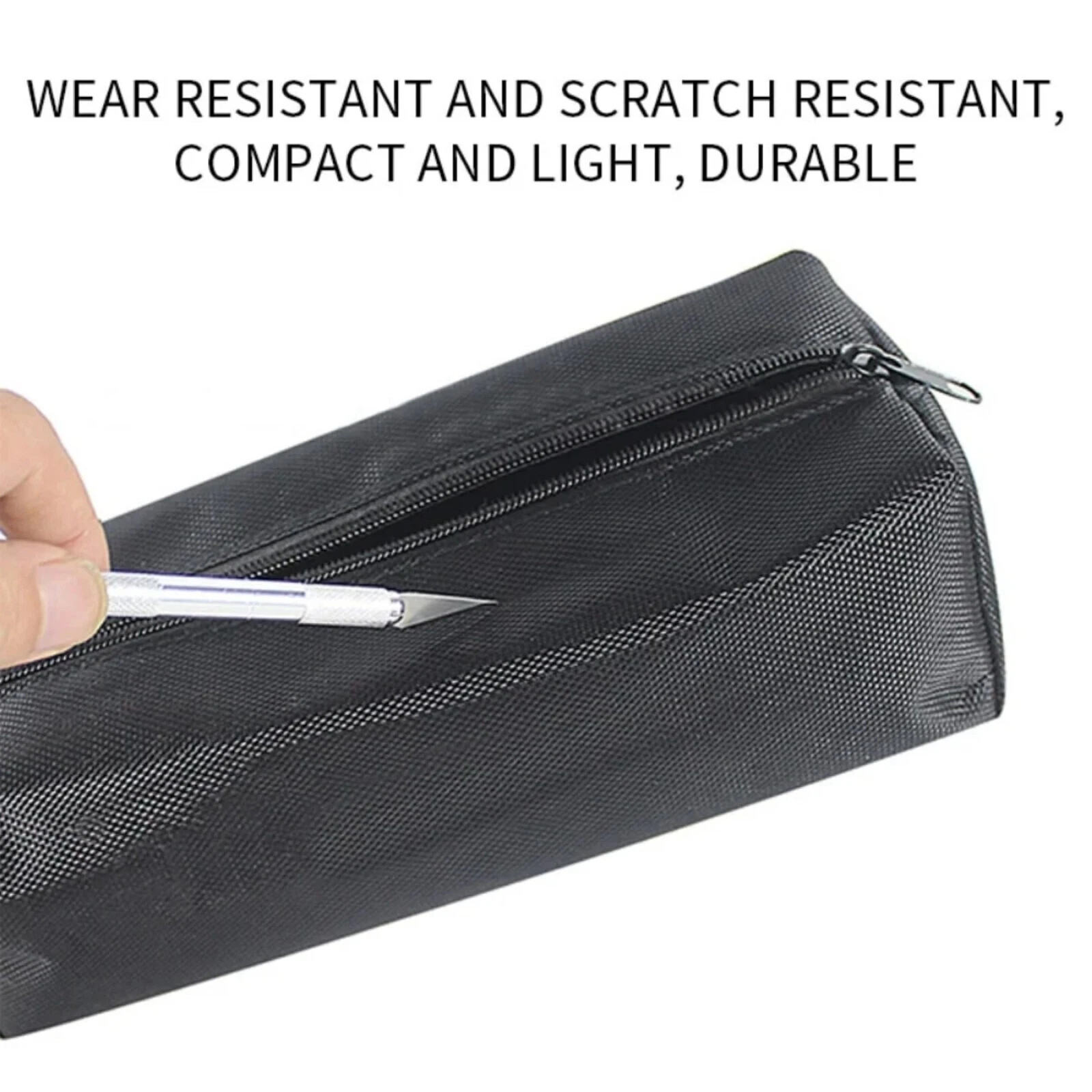 1-3pc Canvas Tool Pouch Bag Zipper Small Multipurpose Organizer Pouch Heavy Duty