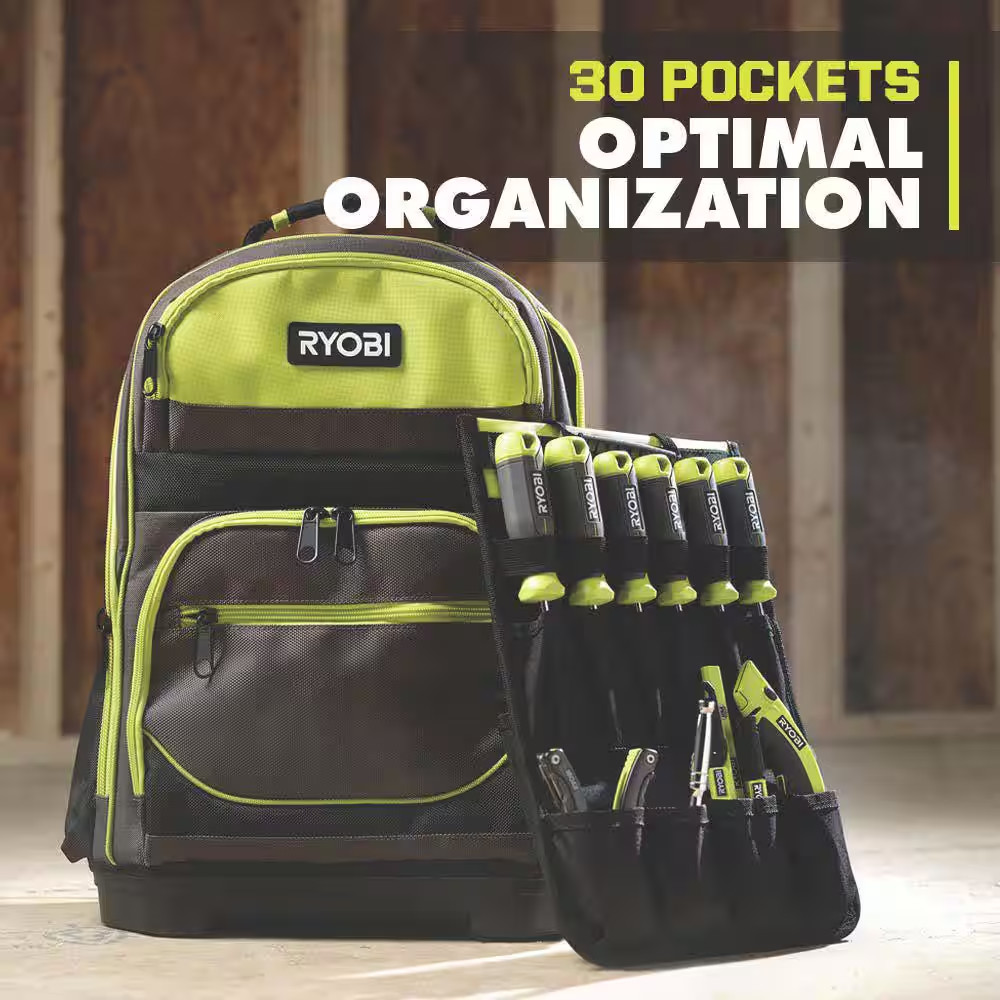 16 In. Backpack with Tool Organizer