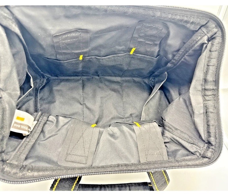 Voyager 12″ Tool Bag 24 lb Capacity 15 Pockets Black w/ Tags New