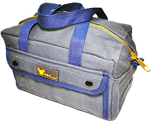 Waxed Canvas All Purpose Military Style Duffle Bag, Water-Resistant, Adjustab…