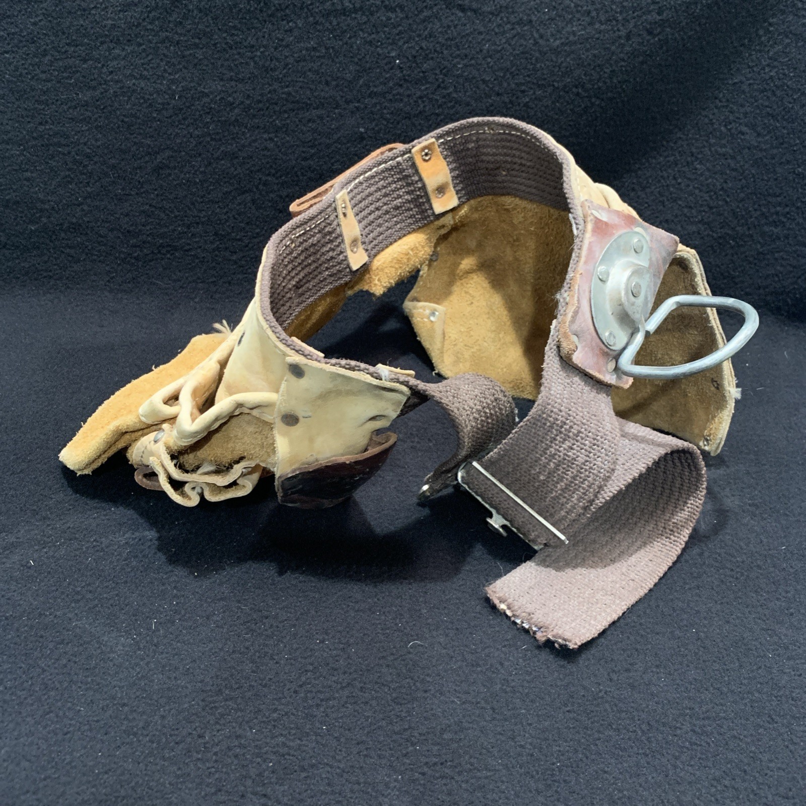 SIERRA Genuine Suede Leather Tool Belt SH-427- Light Tan Leather