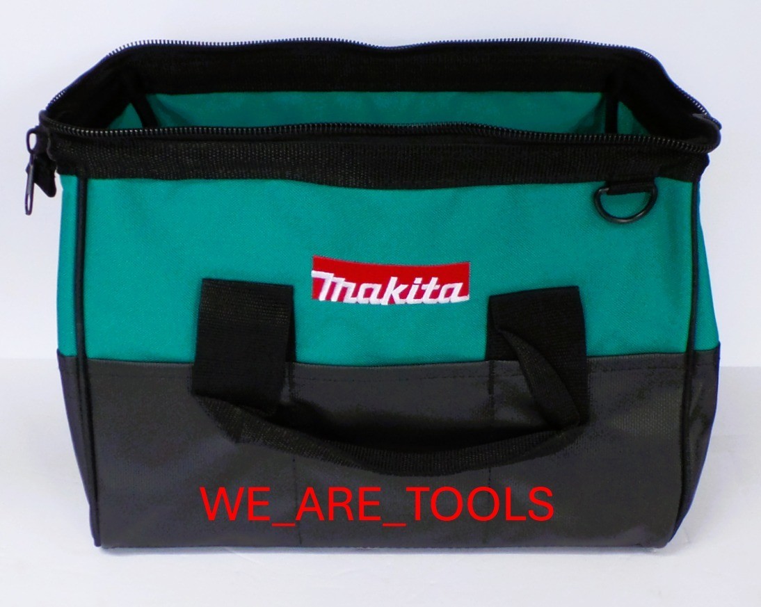 3) Makita 14″x 9″ x 11 Tool Bags/Case 8 Pockets Fr 18V Drill, Saw 18 Volt Strap