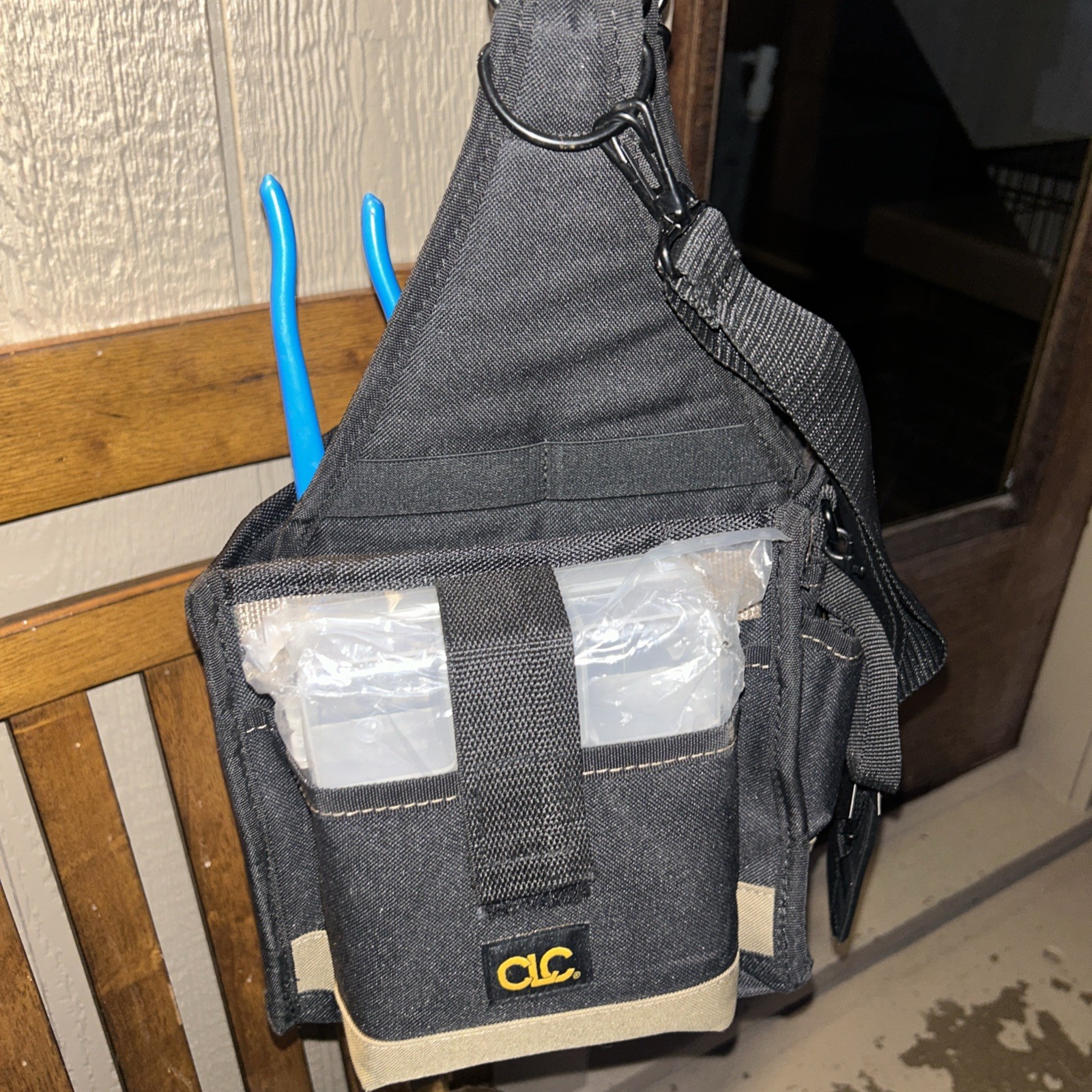 CLC Electrical Tool Bag, Box Design, Multi-Compartment 25 pocket