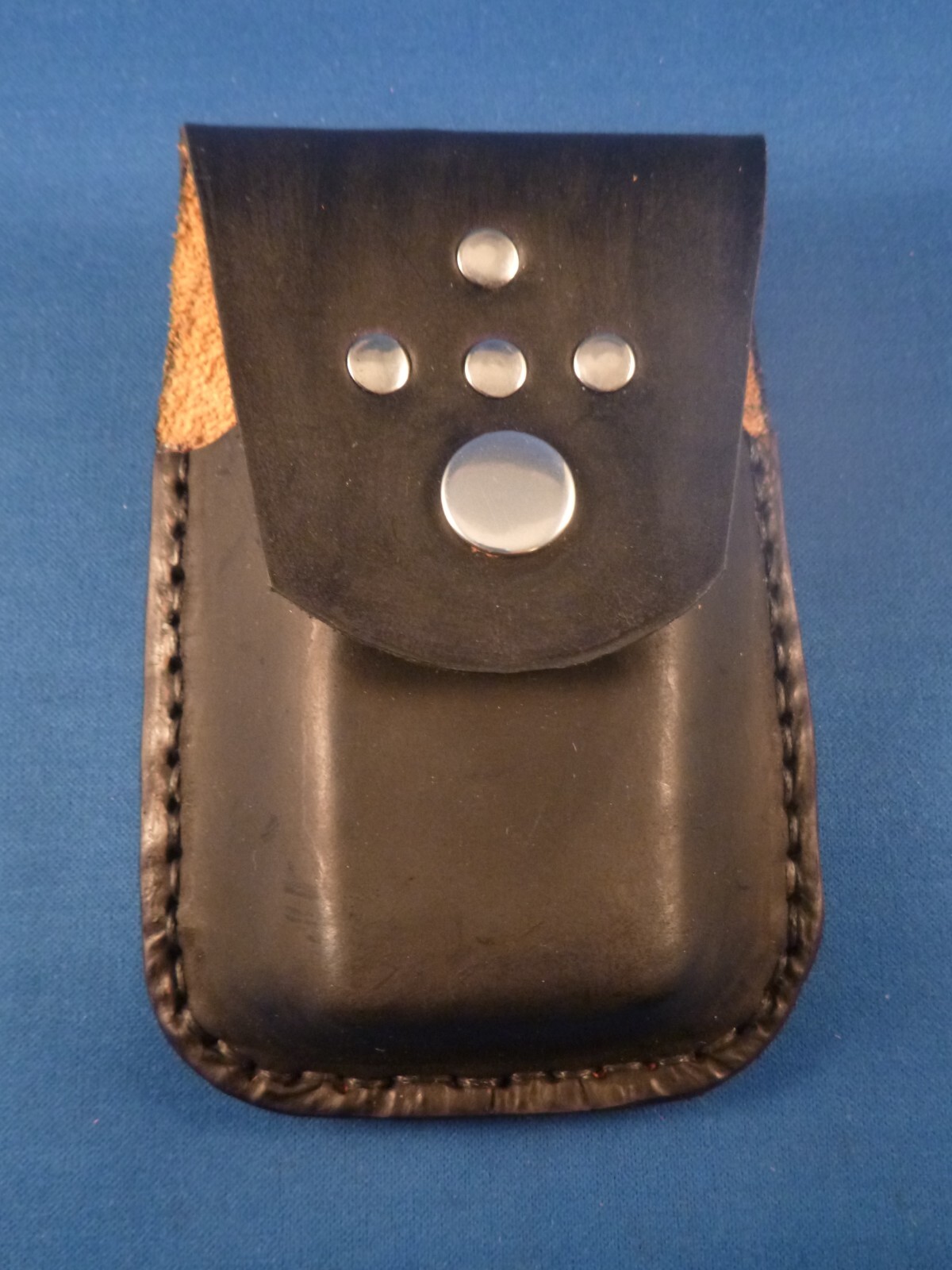 SIMPLY POCKETS NEW handmade genuine LEATHER Dark Brown MultiTool Belt POUCH CASE