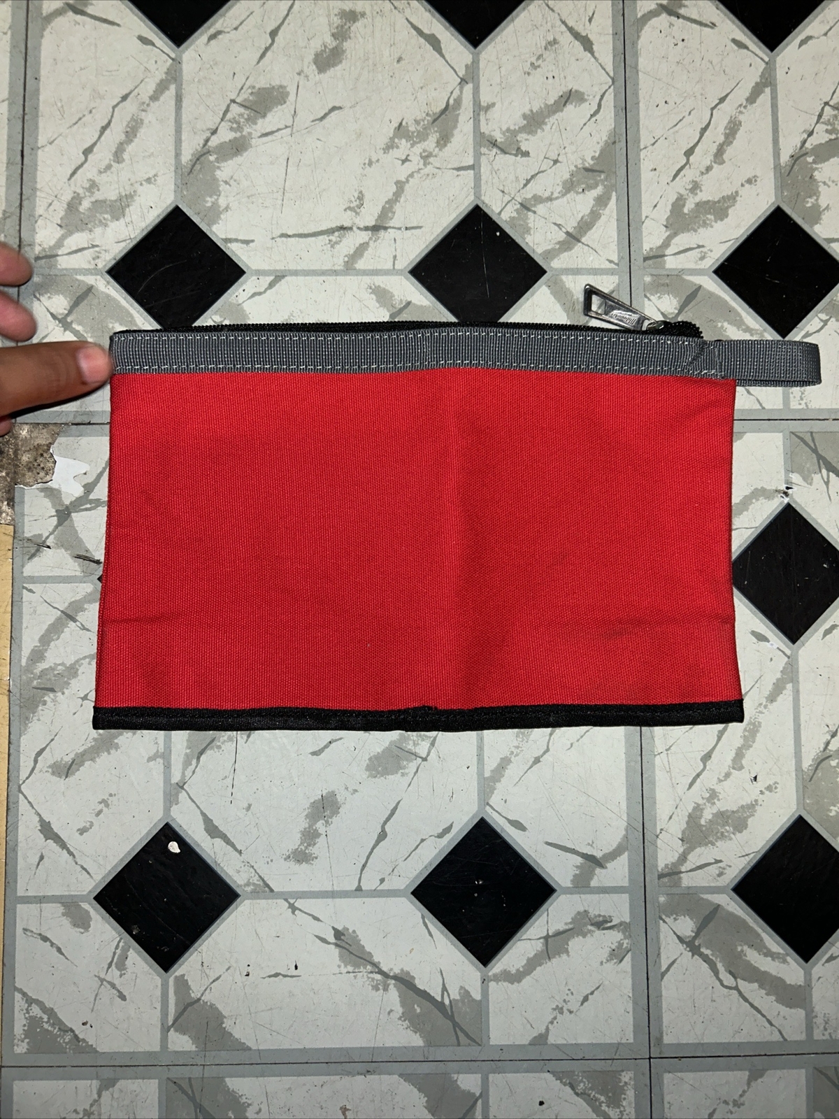 Milwaukee Water Resistant Stand-Up Base Zipper Pouch (grey Or White) 1 Pouch