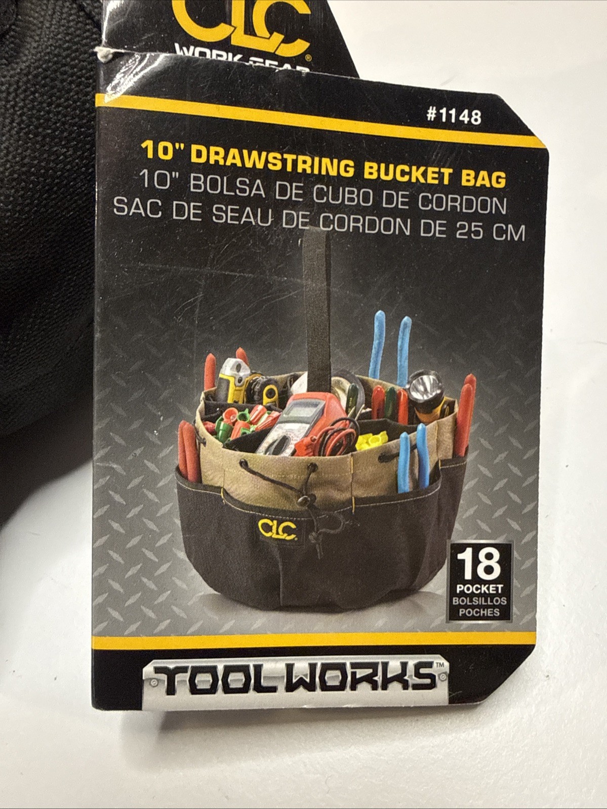 CLC Work Gear 1148 Tool Bag Bucket Bag 18 Pockets New