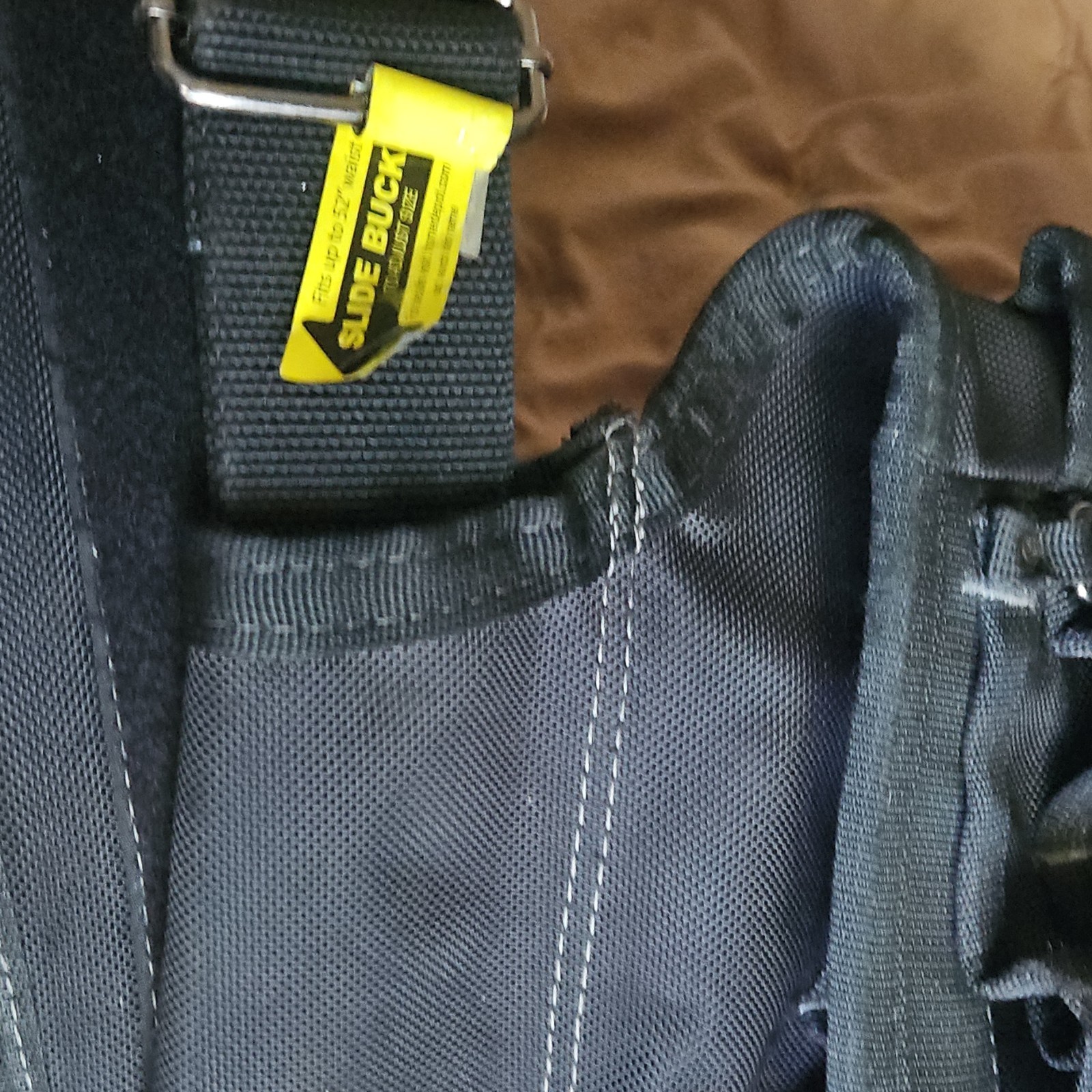 Husky Side Buckle Adjustable Padded Tool Belt Suspenders Rig Black/Gray