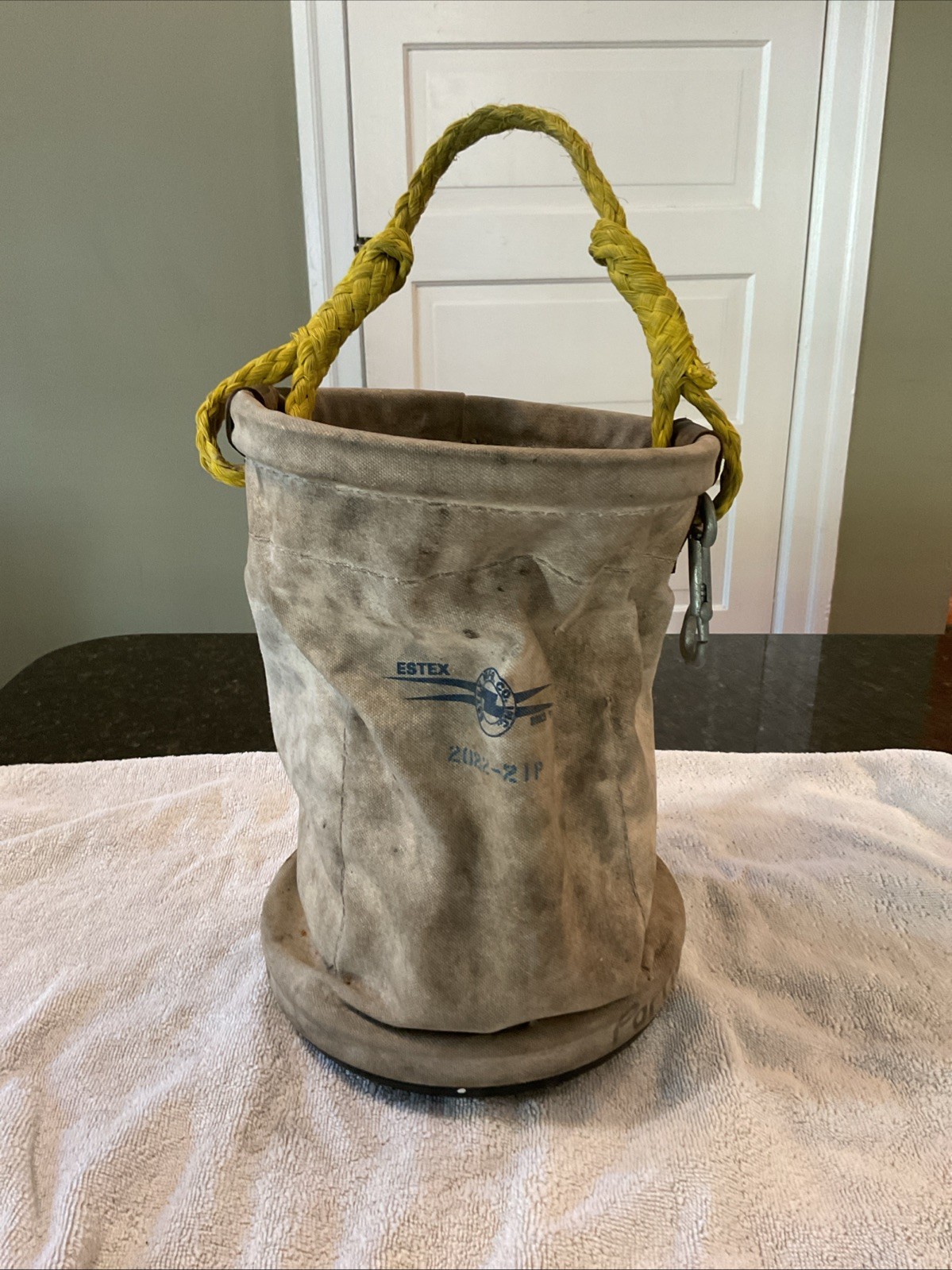 ESTEX Tool Bucket Canvas Lineman Bags – Model 2022-21p – Used