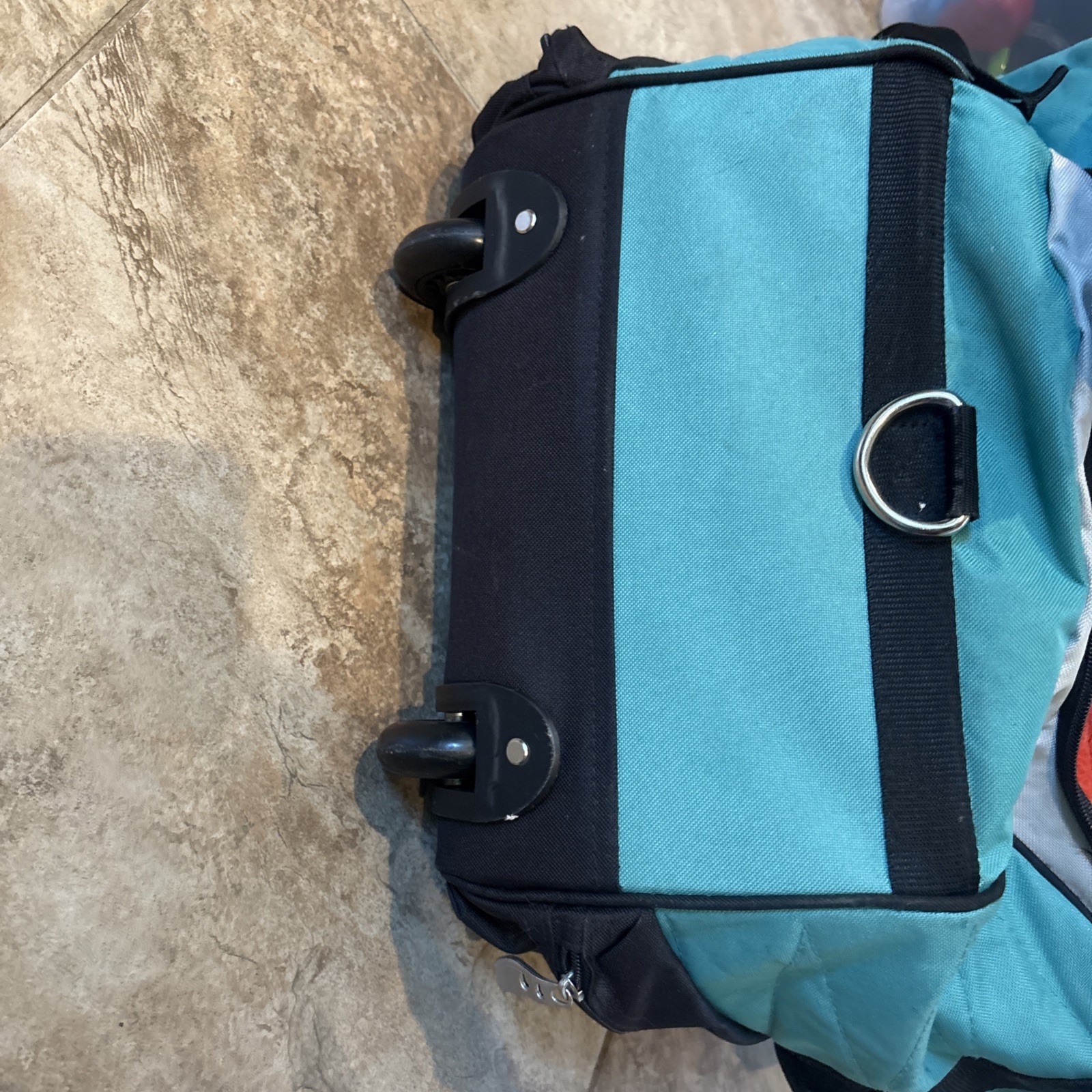Makita Heavy Duty Tool Bag with Wheels 831269-3 black Teal Spellout