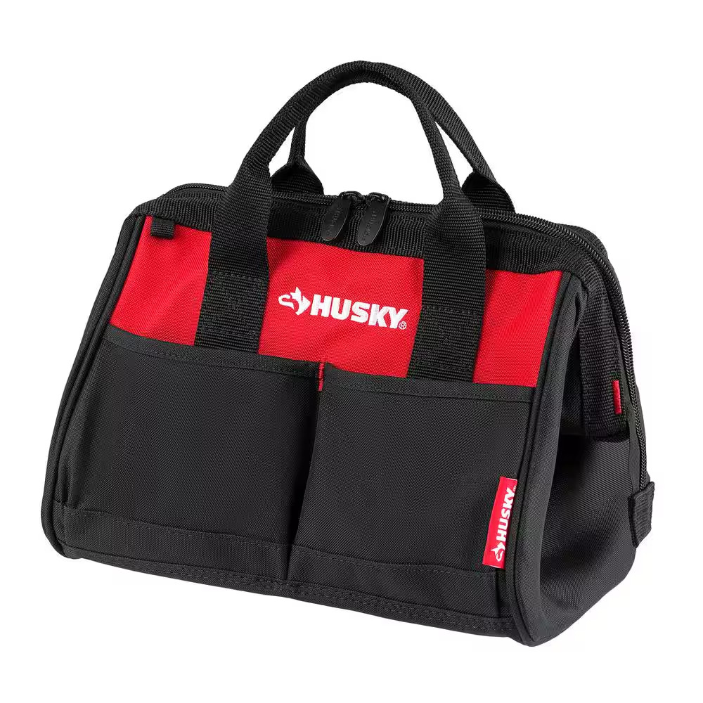 12 In. 4-Pocket Zippered Tool Bag (2-Pack)