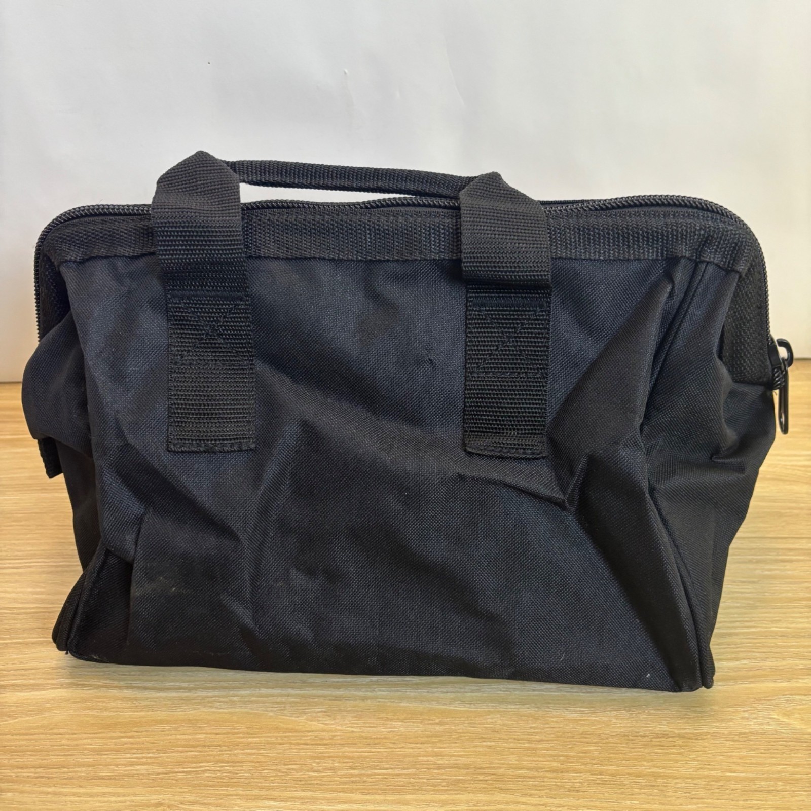 Craftsman Black & Red Tool Bag With Zipper & Mesh Pockets