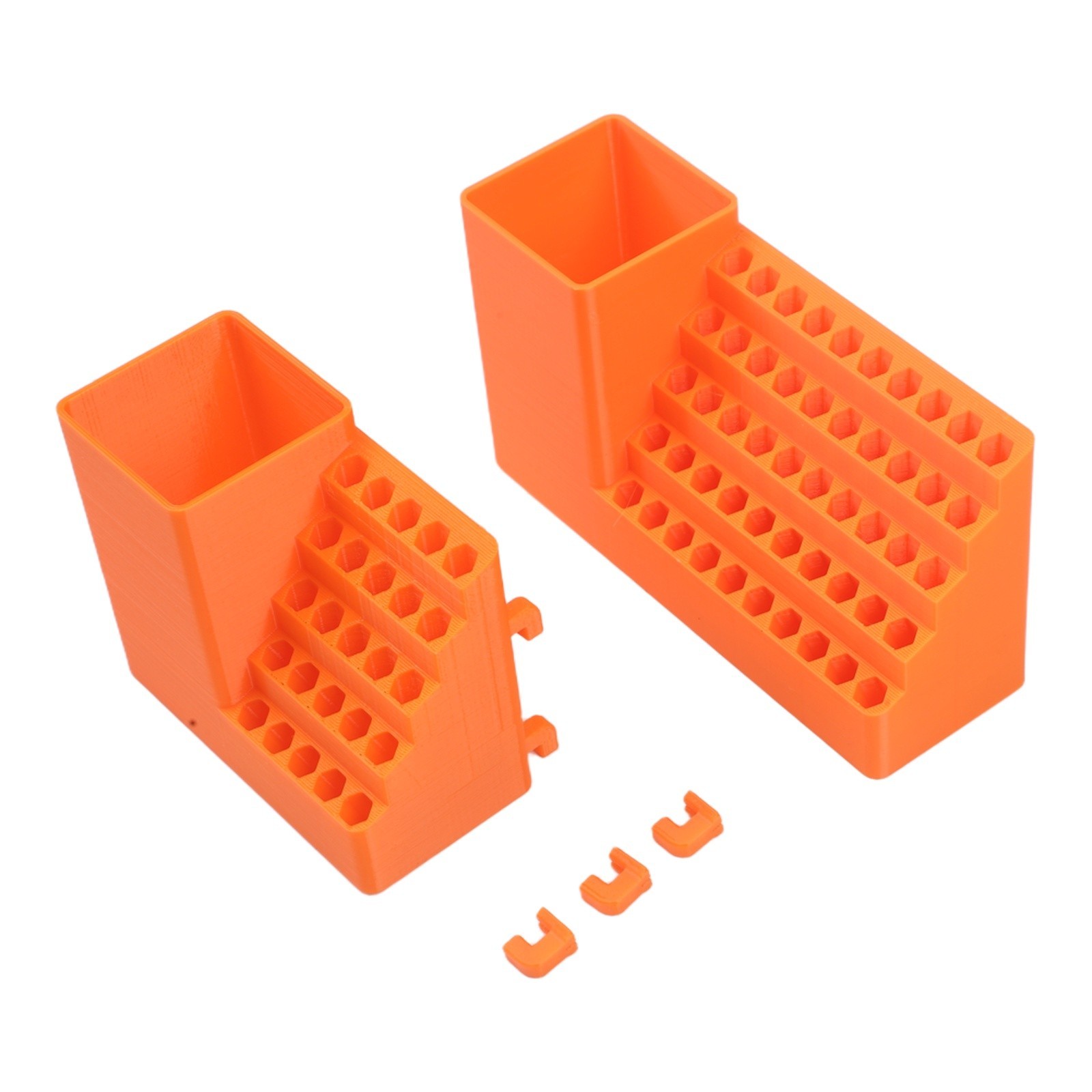 Orange Wall Mount Screwdriver Organizer Heavy Duty 25/50 Hole PP Plastic