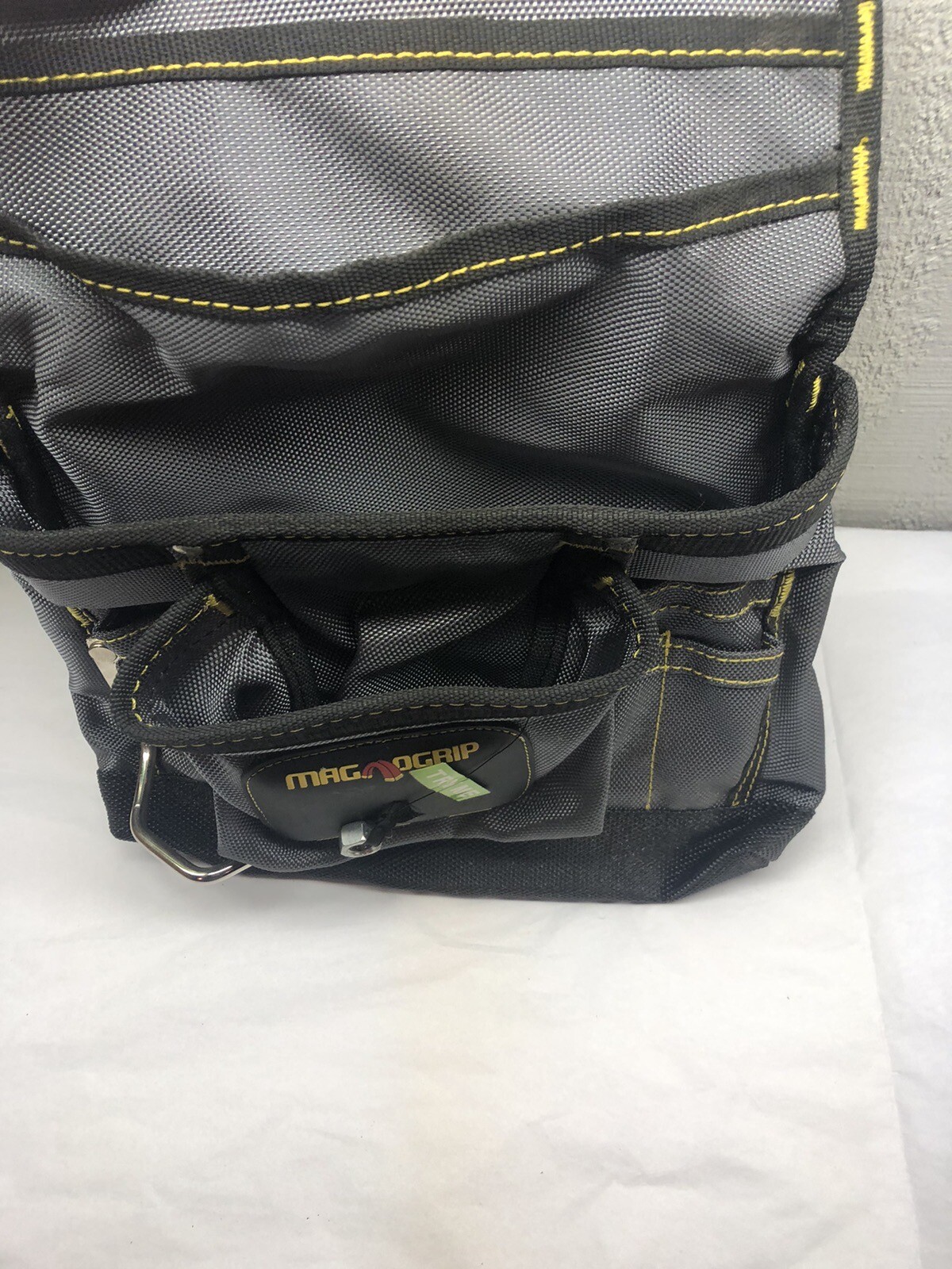 New MagnoGrip 11 In. 10-Pocket Platinum Magnetic Tool Pouch with Belt
