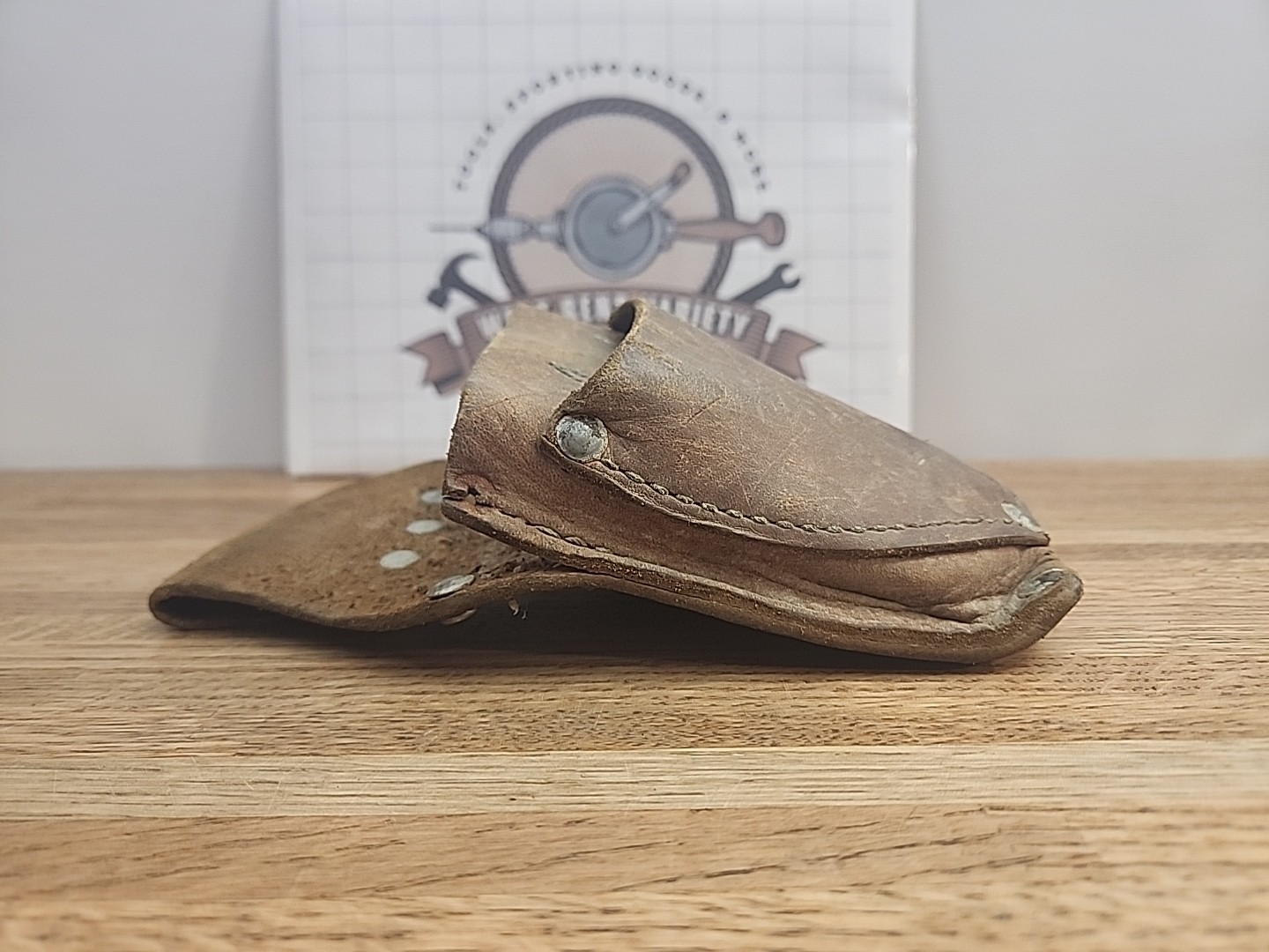 Vintage Western Electric Leather Tool Pouch, 168 Kit
