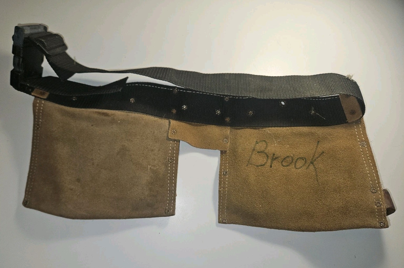CLC Custom Leathercraft Carpenters Work Leather Tool Belt VTG 18″