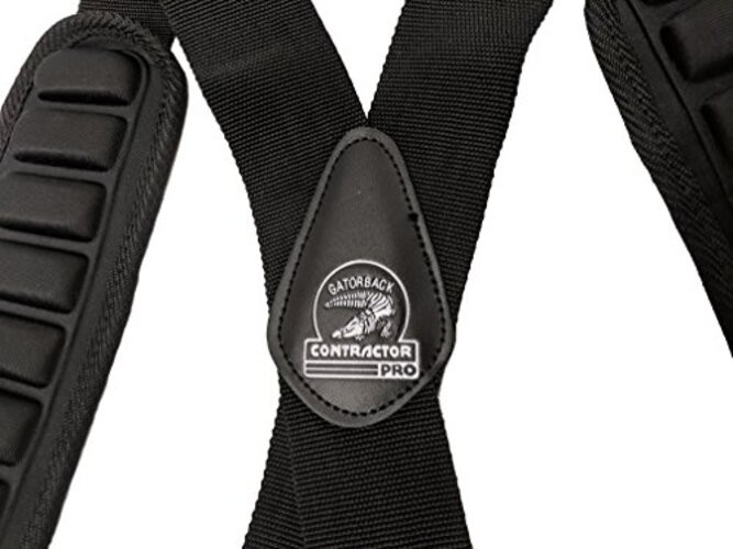 B606 Molded Air Channel Suspenders w/Spring Hooks. Extreme Comfort and