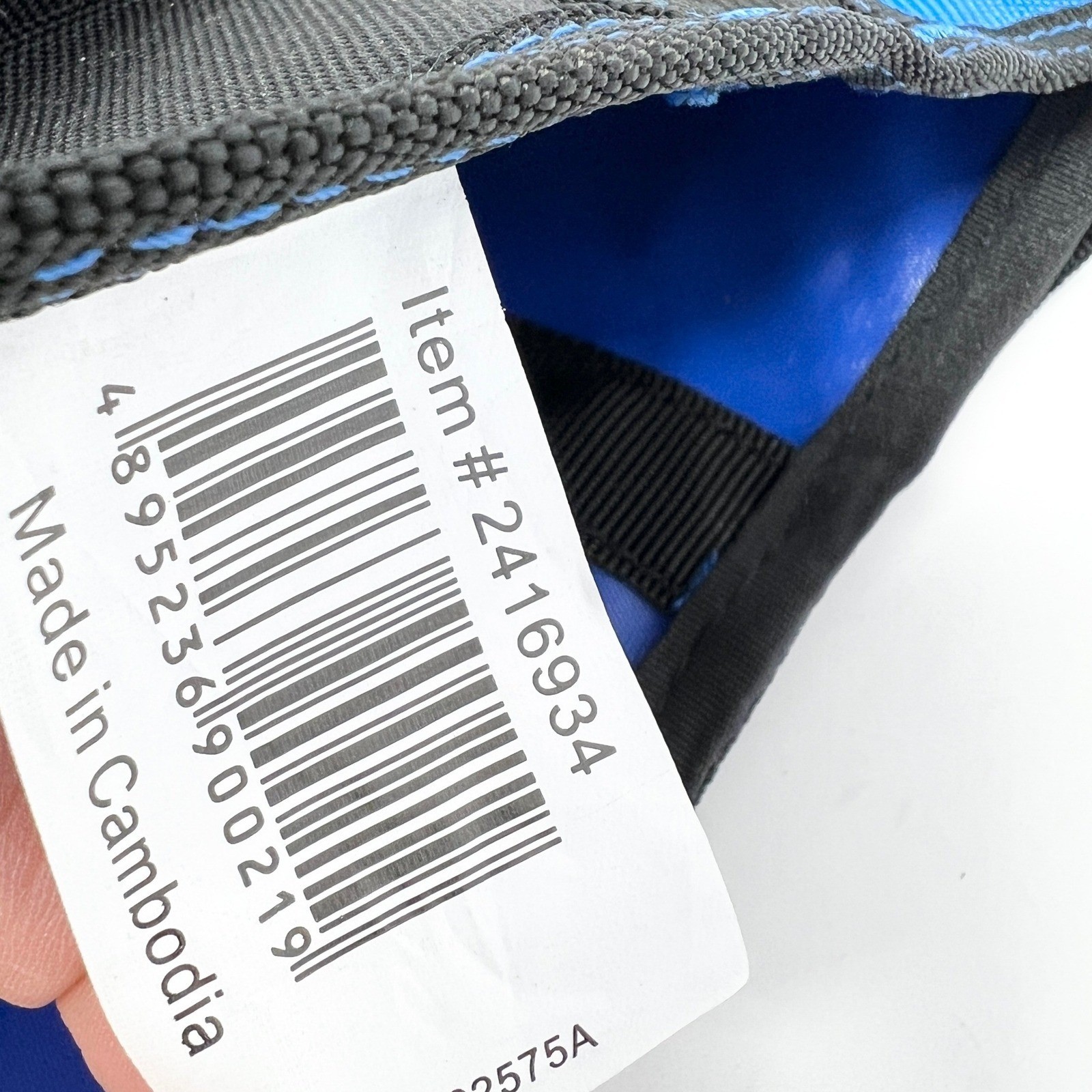 Kobalt 2416934 Heavy Duty Blue Black 26 Pocket Bucket Organizer Water Resistant