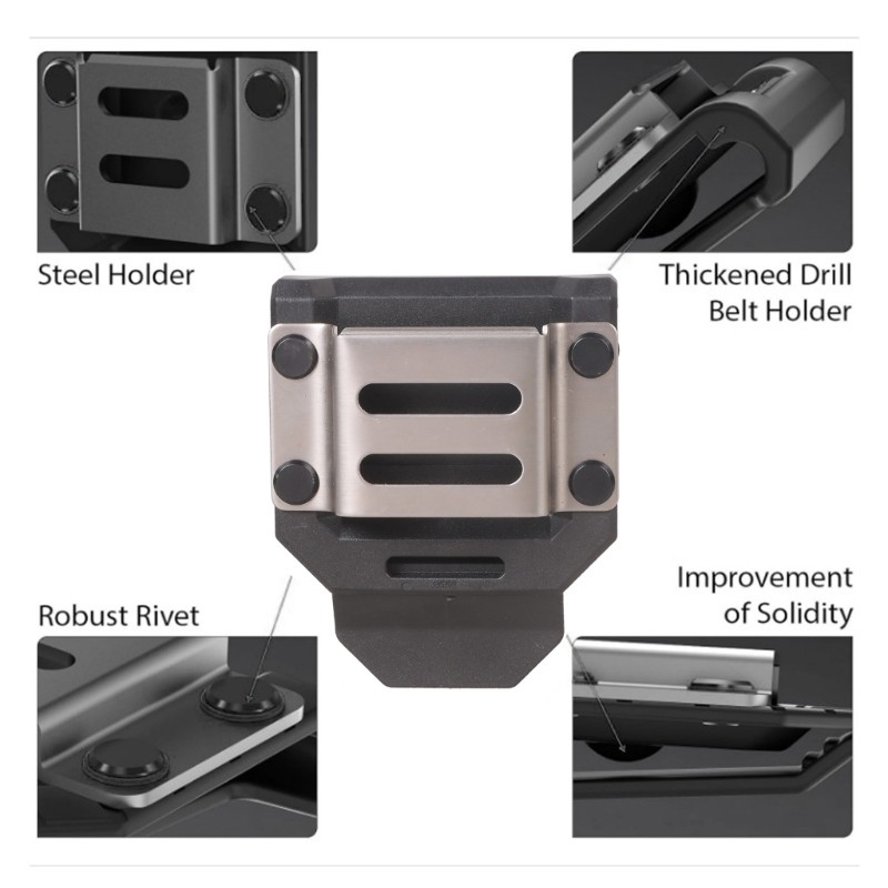 Professional Drill Carriers Drill Holder for Impact Drill Nail Guns Tape Measure