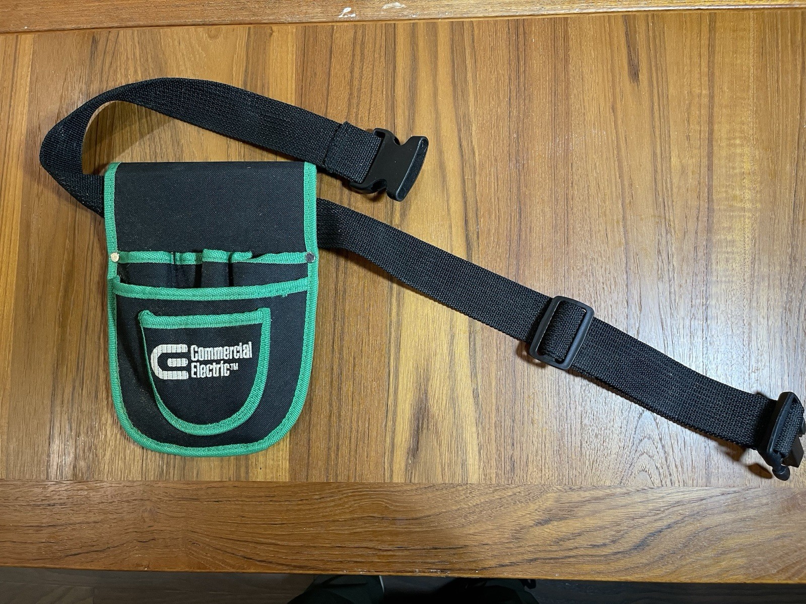Commercial Electric (TM) Canvas Belt Tool Pouch With (5) Pockets