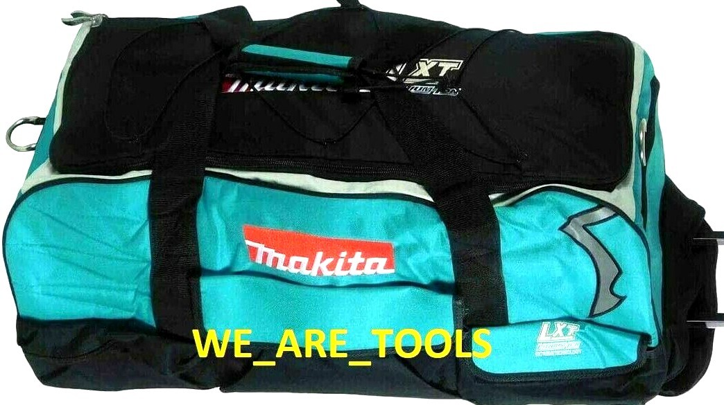 Large Makita Bag/CaseHeavy Duty Canvas 831269-3 W Wheels Handle For 18 Volt 18V