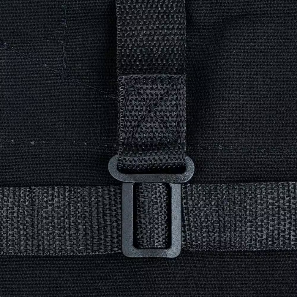 23 In. 16-Pocket Black Canvas Bib Tool Work Apron