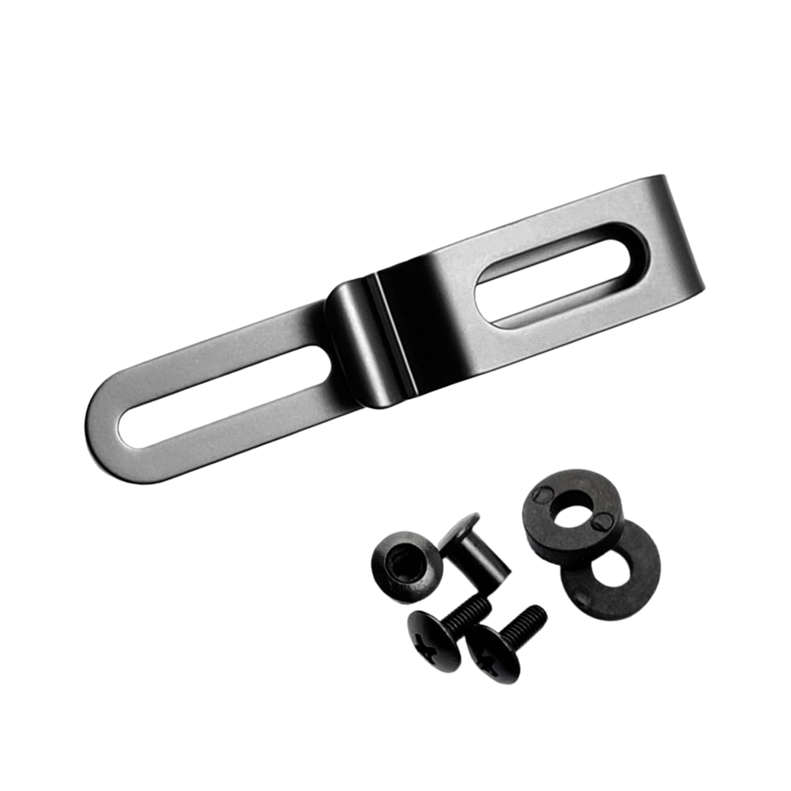 1 PCS 420 Stainless Steel Kydex Belt Sheath Clip With Screws For IWB Holsters