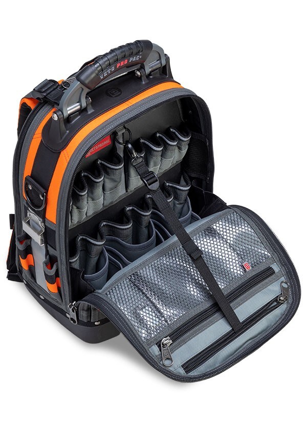 Veto Pro Pac Tech-Pac Hi-Viz Orange Large Tool Backpack