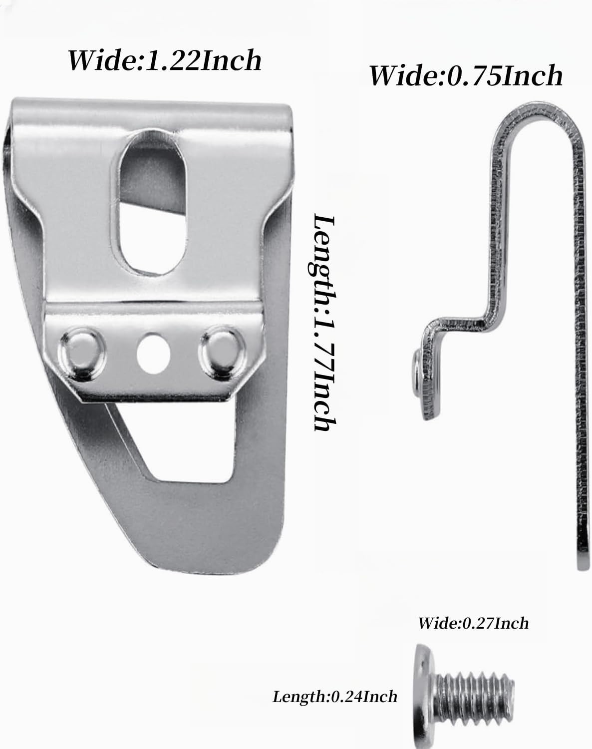 Secure Your Milwaukee Tools: 10PCS Stainless Steel Belt Clips & Screws Included