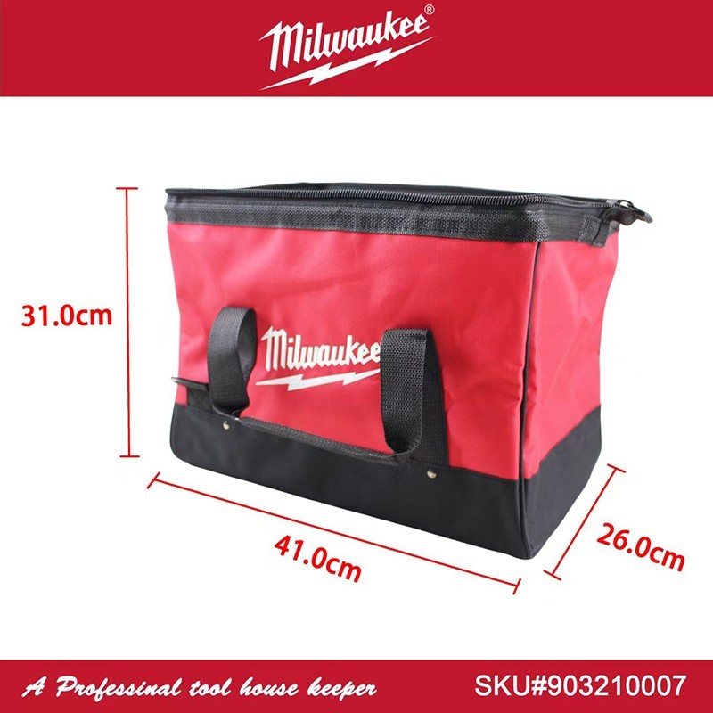 2 Bags New Milwaukee FUEL M12 M18 16″ Heavy Duty Tool Bag 16″ x 11″ x 10″