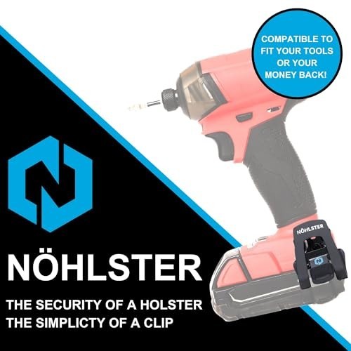 EZ-Draw Locking Tool Clip – Cordless Drill & Impact Driver Holster Alternative (