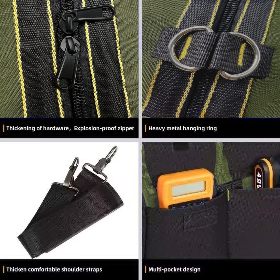 Wide Mouth Tool Bag with Waterproof Base – 20 Inch
