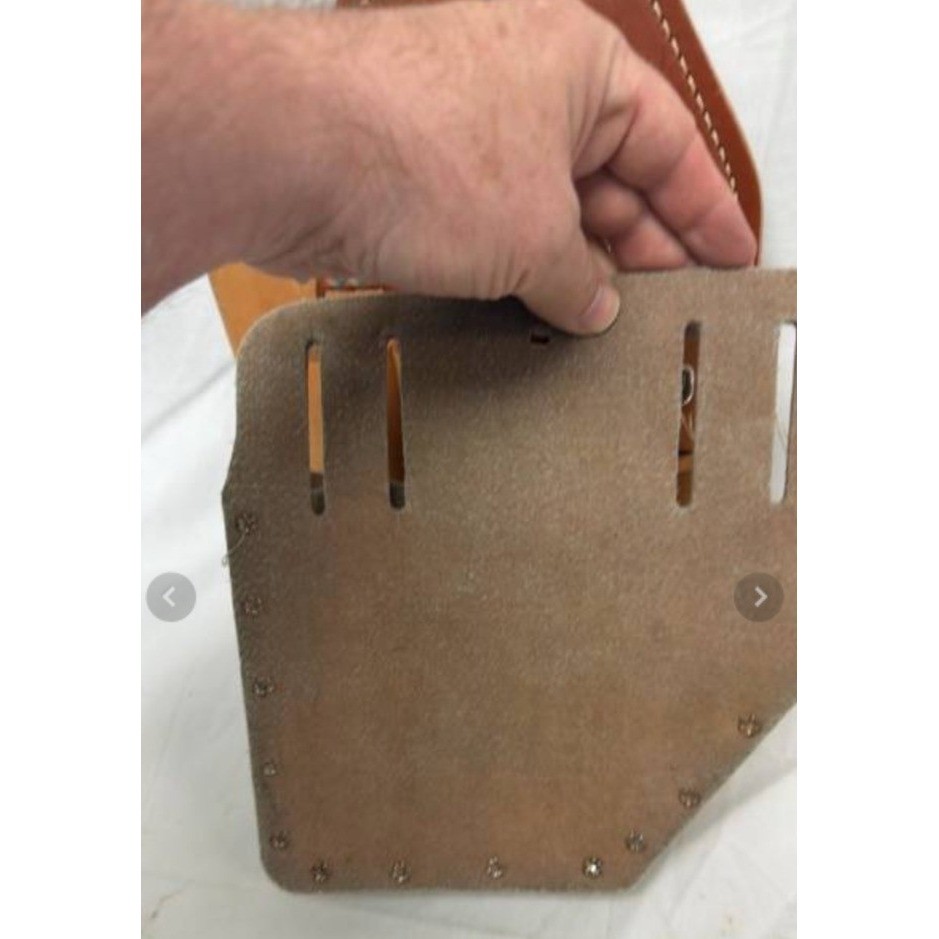 Vintage Bashlin 111HLDS Leather Lineman Holster Tool Pouch Multiple Pockets USA