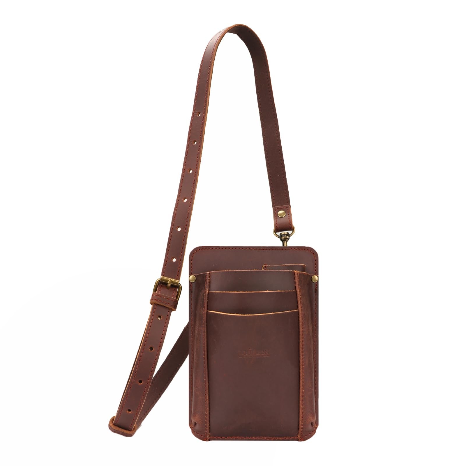 Tourbon Leather Florist Tool Waist Pouch Belt Garden Shoulder Crossbody Tools…
