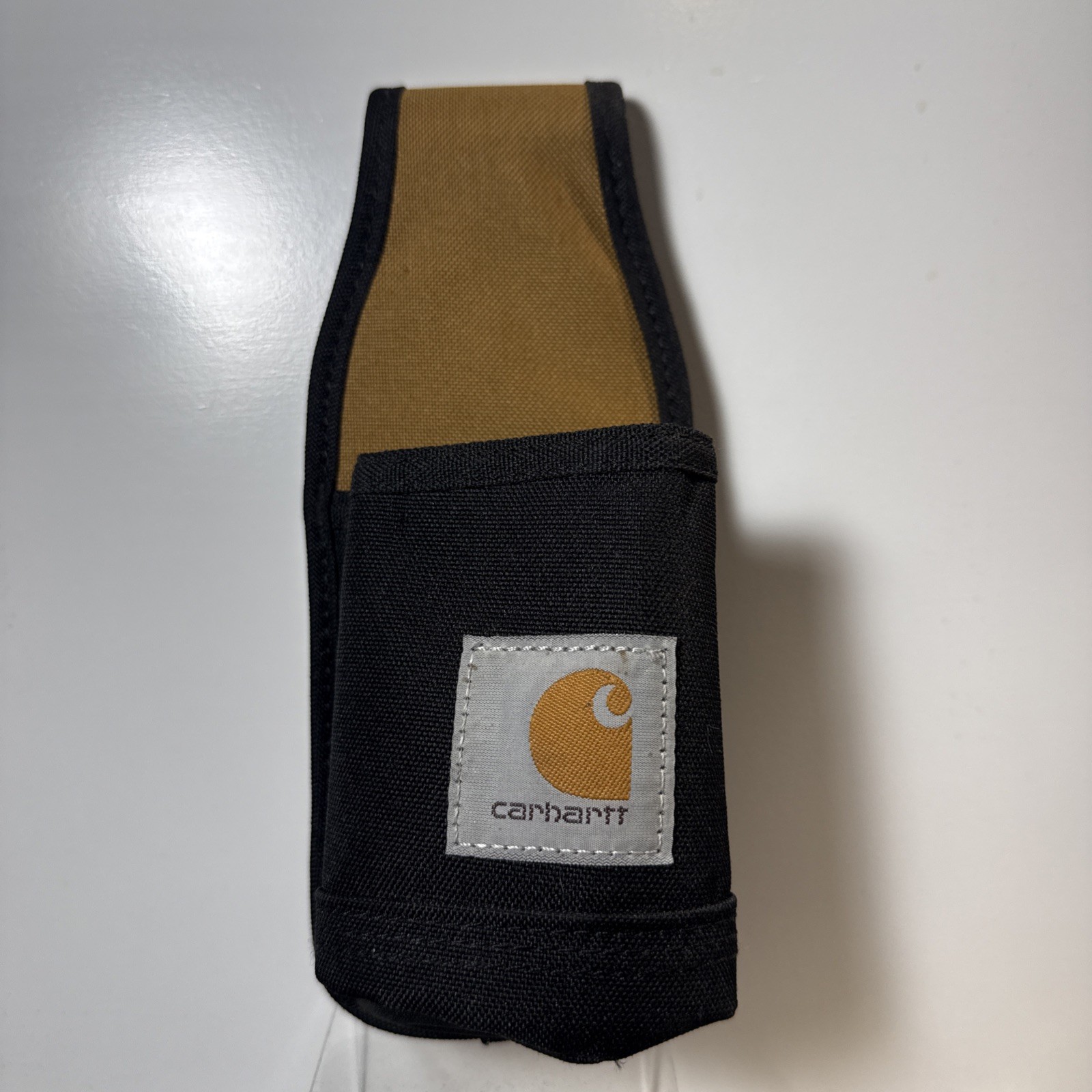 Carhartt Canvas Beverage Holster Tool Belt Attachment Black Can Bottle Holder