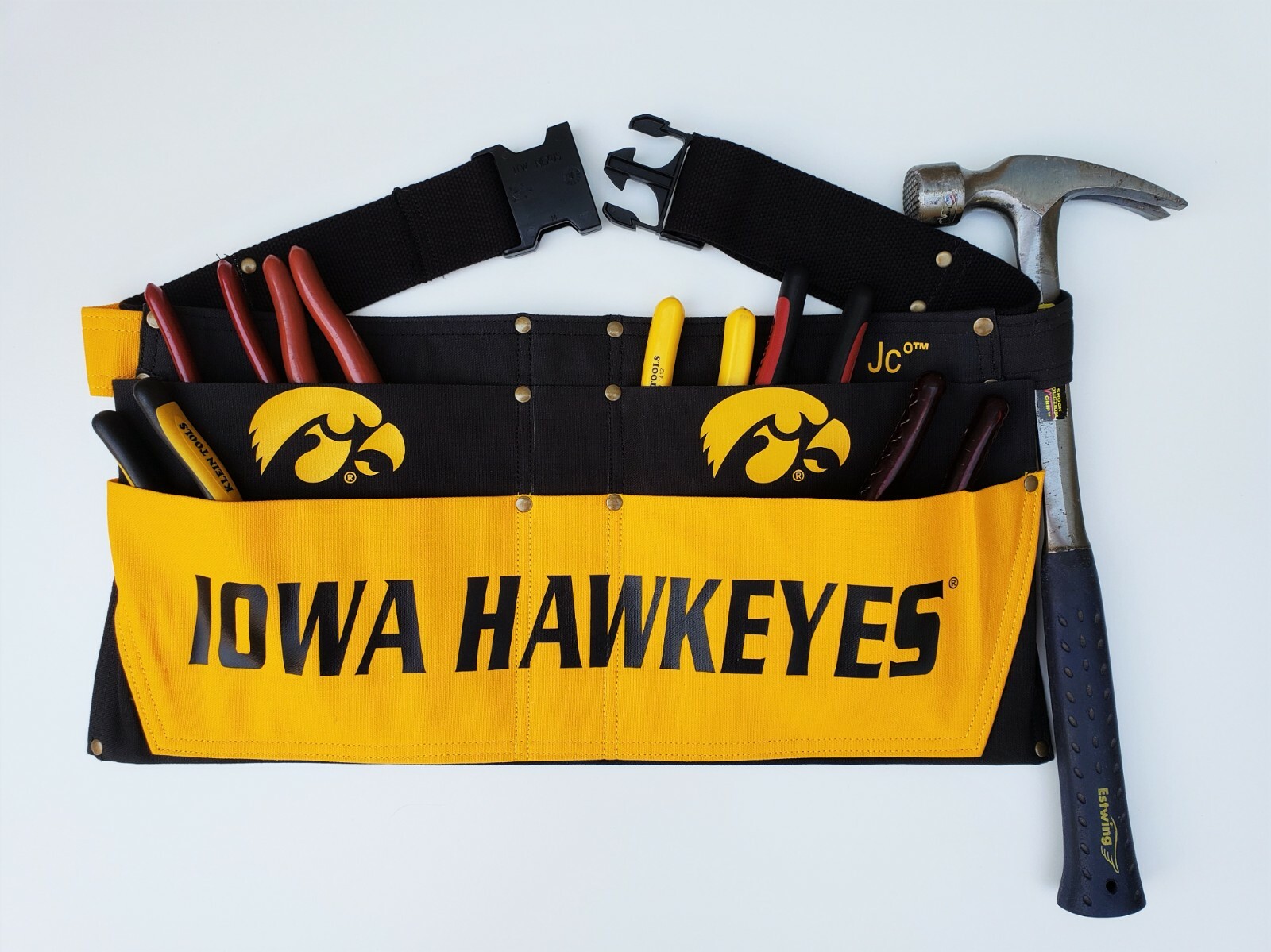 JCo Sport officially licensed duck canvas fan gear tool apron. Regular(30-39)in.