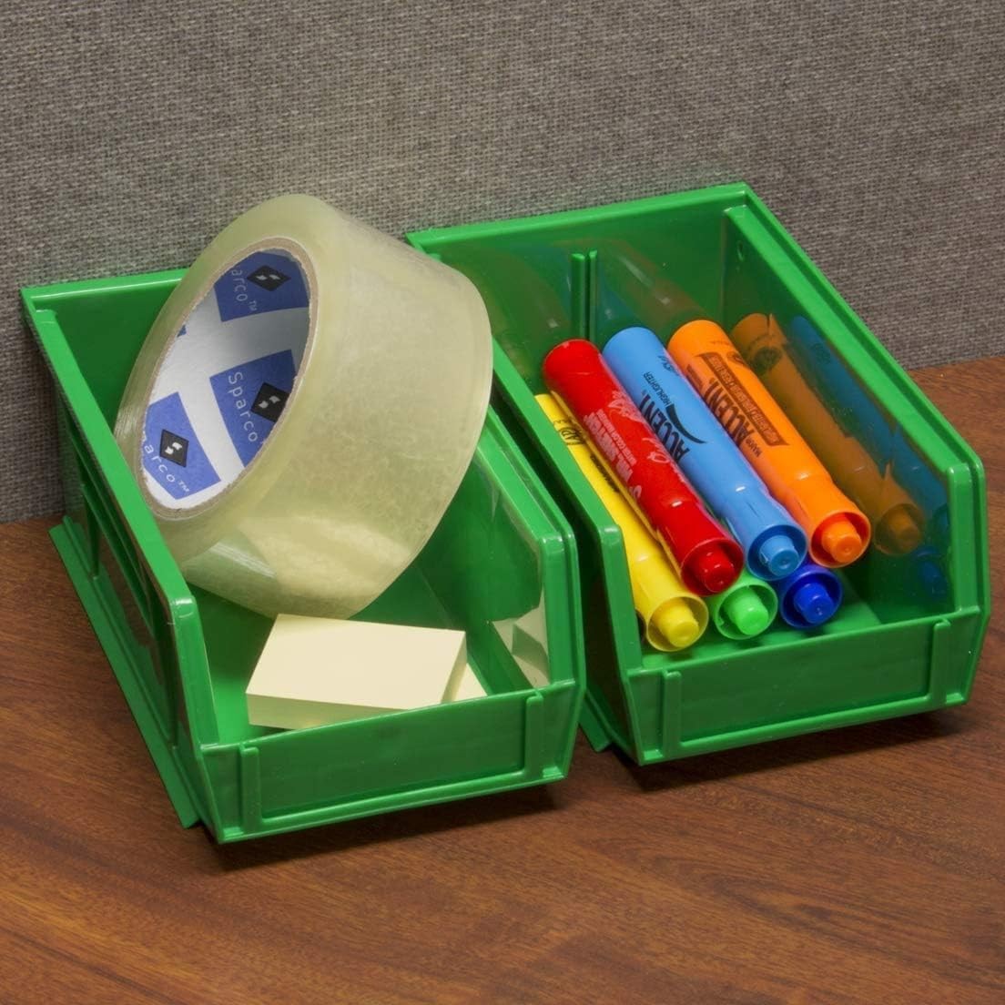30220 AkroBins Plastic Hanging Stackable Storage Organizer Bin, 7-Inch x 4-Inch